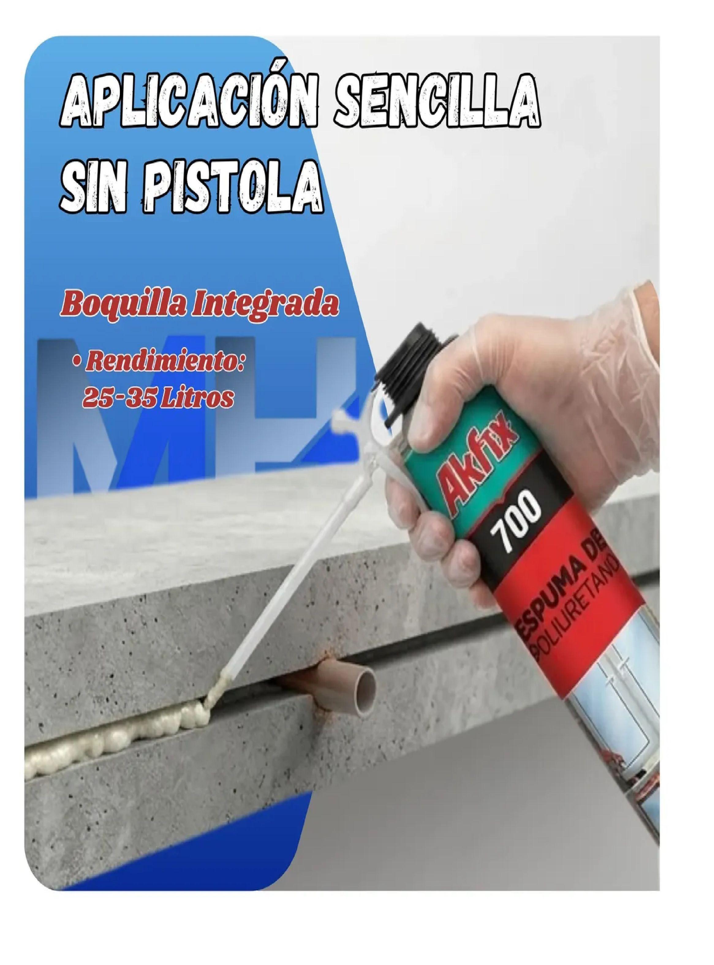 Caja 12 Unid Sellador Espuma Poliuretano Akfix 700 500ml-3