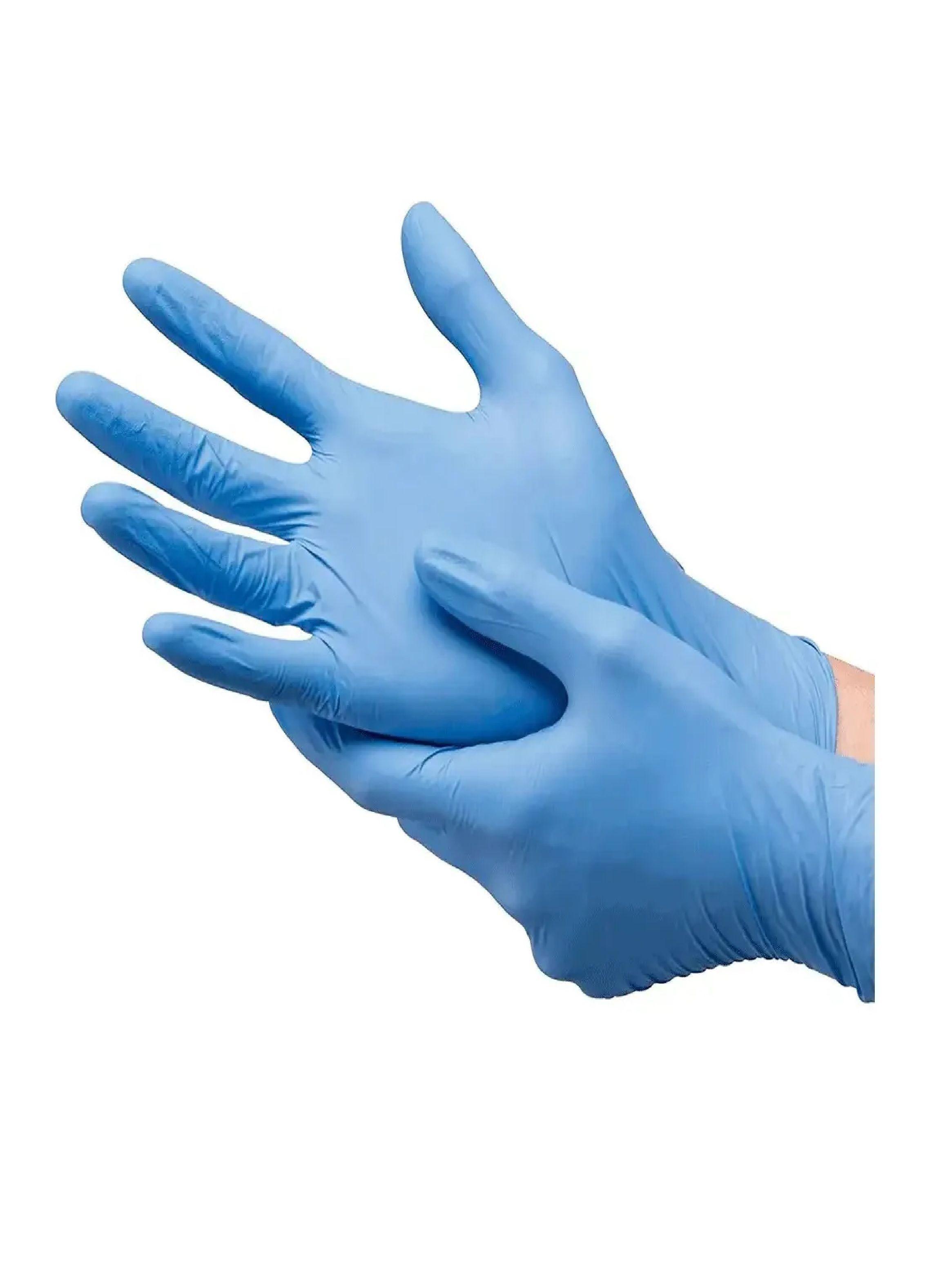 Guantes Nitrilo Azul Cleancarrier Talla M Pack X 1000 Uni-3