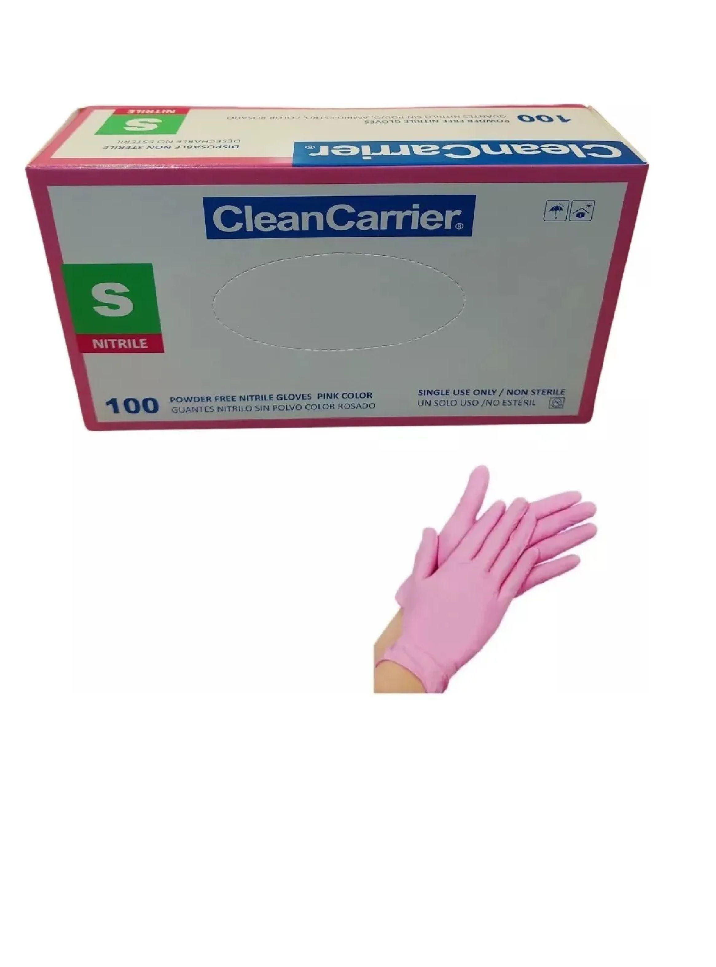 Guante Rosado Nitrilo Talla Xs Clean Carrier Pack X 1000 Und-1
