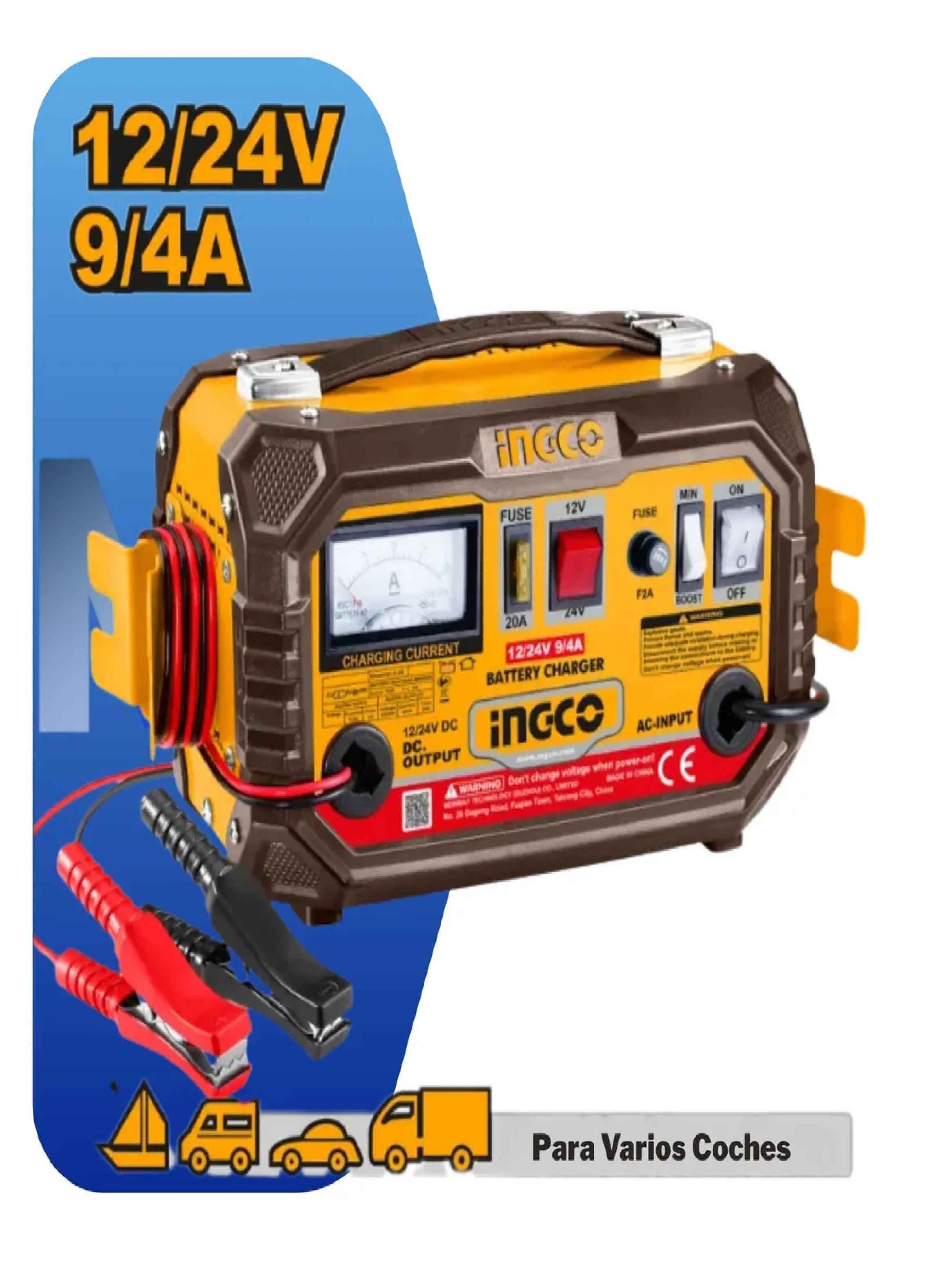 Cargador De Baterias Ingco 12v/24v Carga Segura Y Eficiente-3