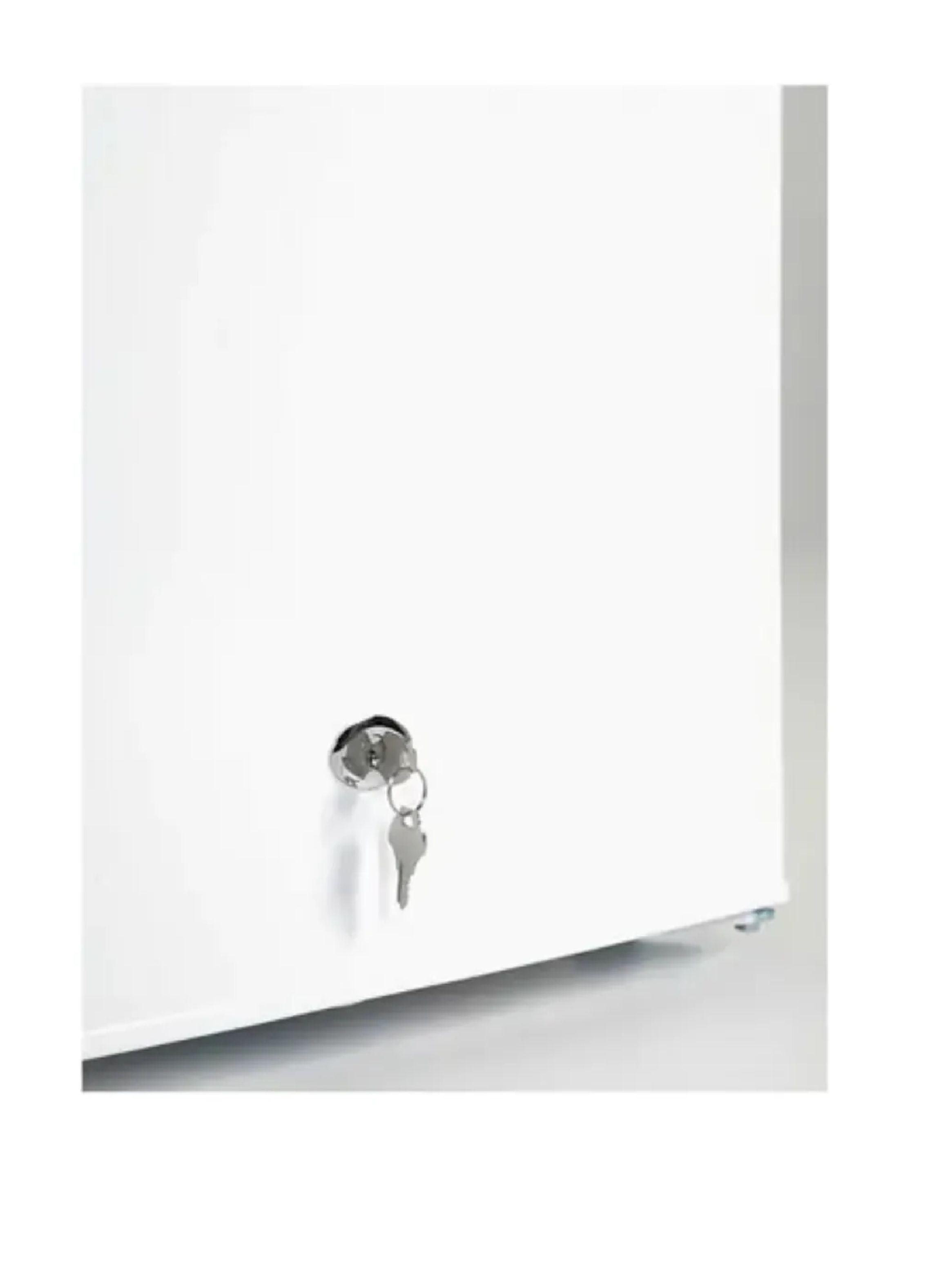 Refrigerador Frigobar Nex 122l Blanco Con Llave Alto 84cm-3