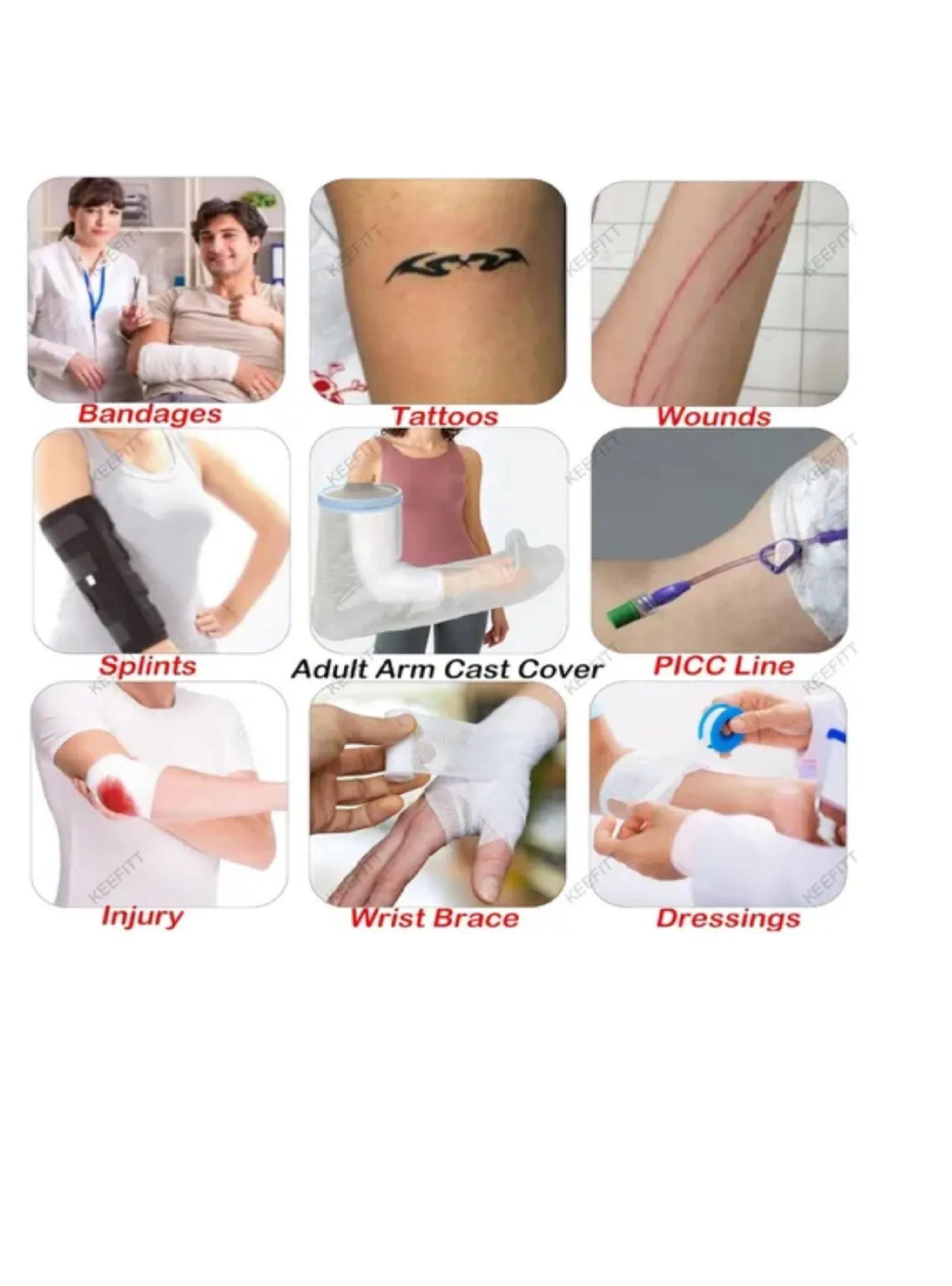 Protector Impermeable Para Brazo Vendaje Yeso Y Heridas-6