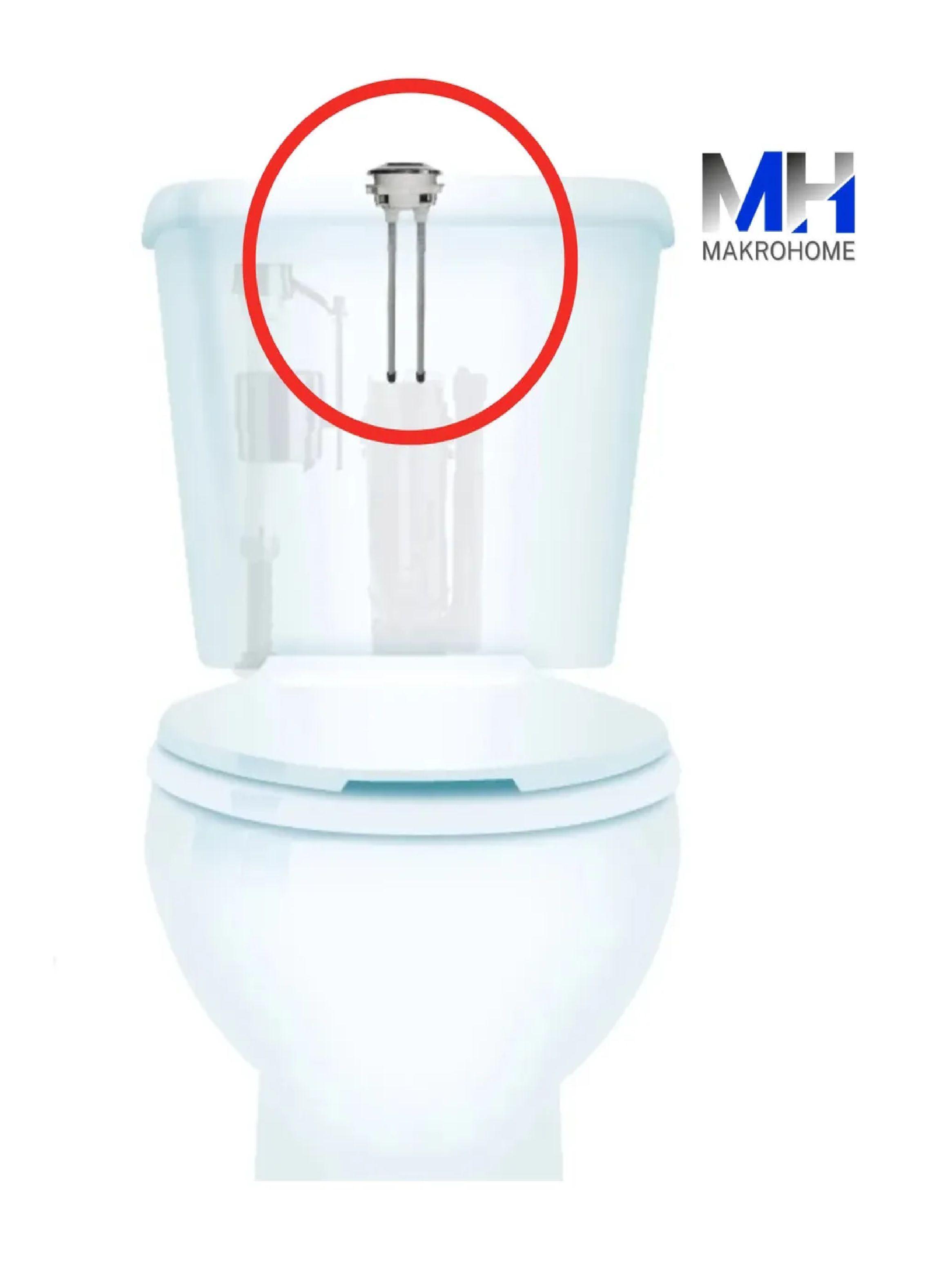 Boton Estanque Wc 2 Etapas Aquakit 38mm Descarga Doble-6