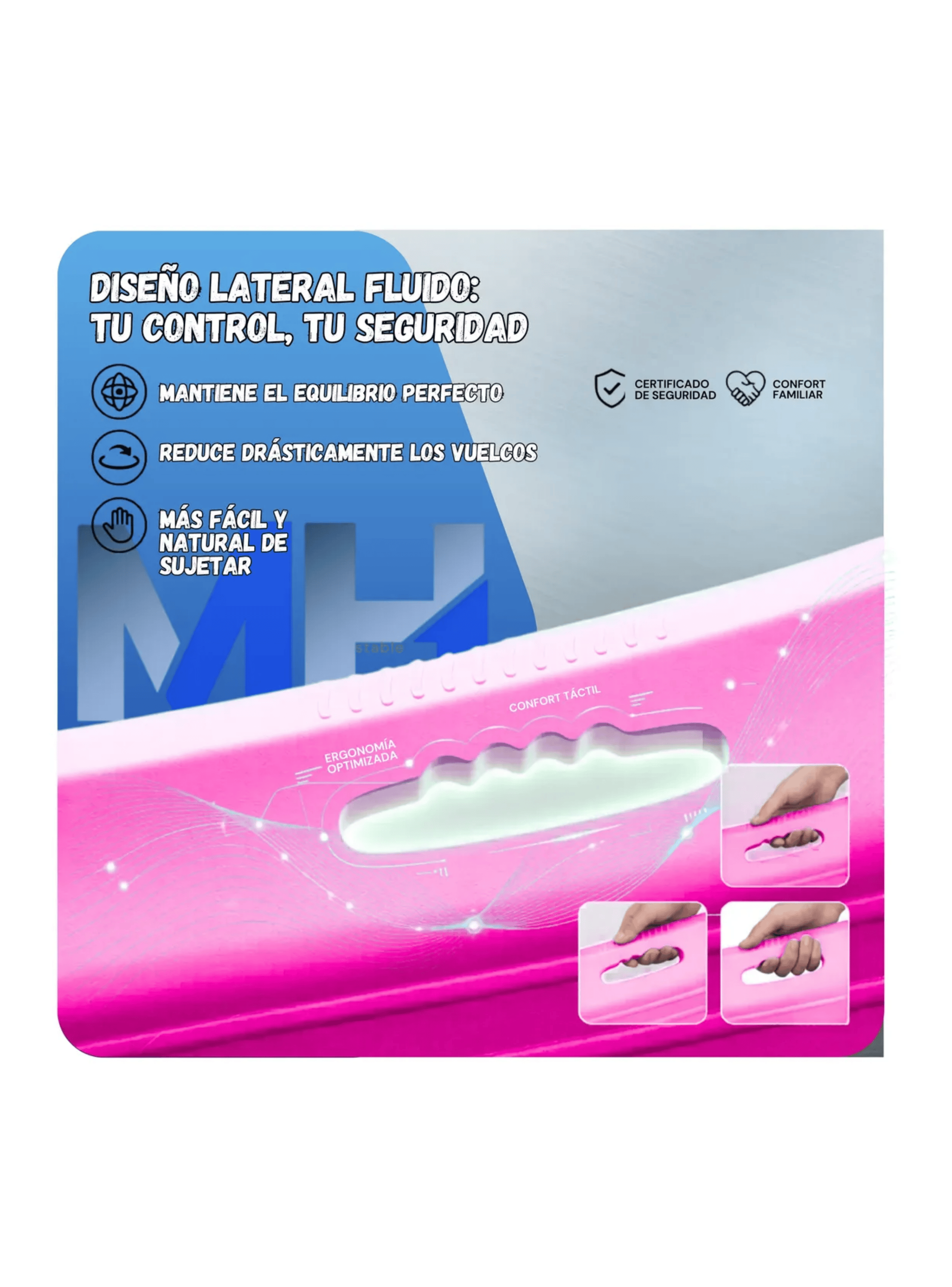 Trineo Nieve Deslizador Infantil Adulto 2puestos 120 Cm Rosa-1