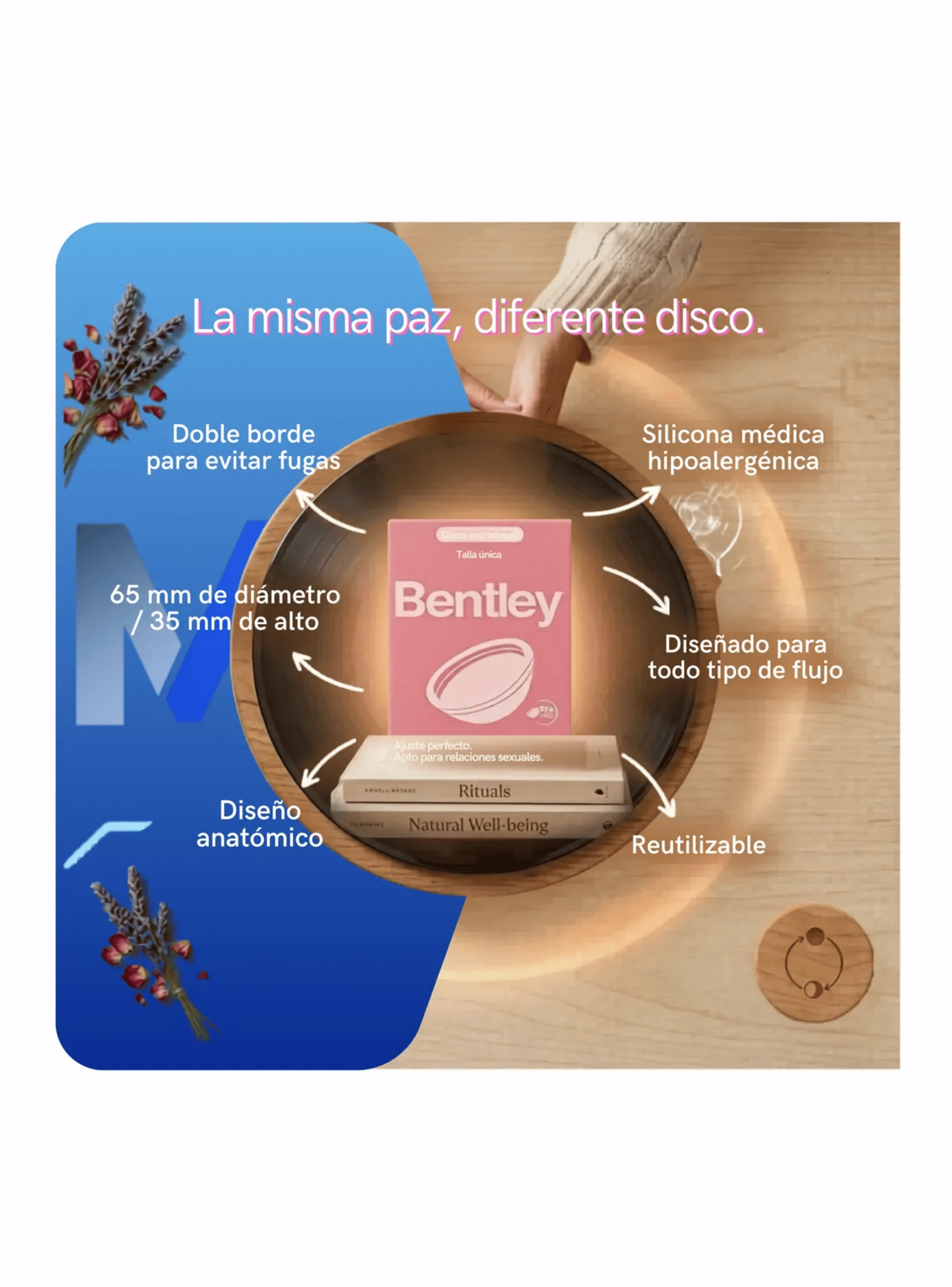 Disco Menstrual Bentley Silicona M dica Sexfriendly 12h-4