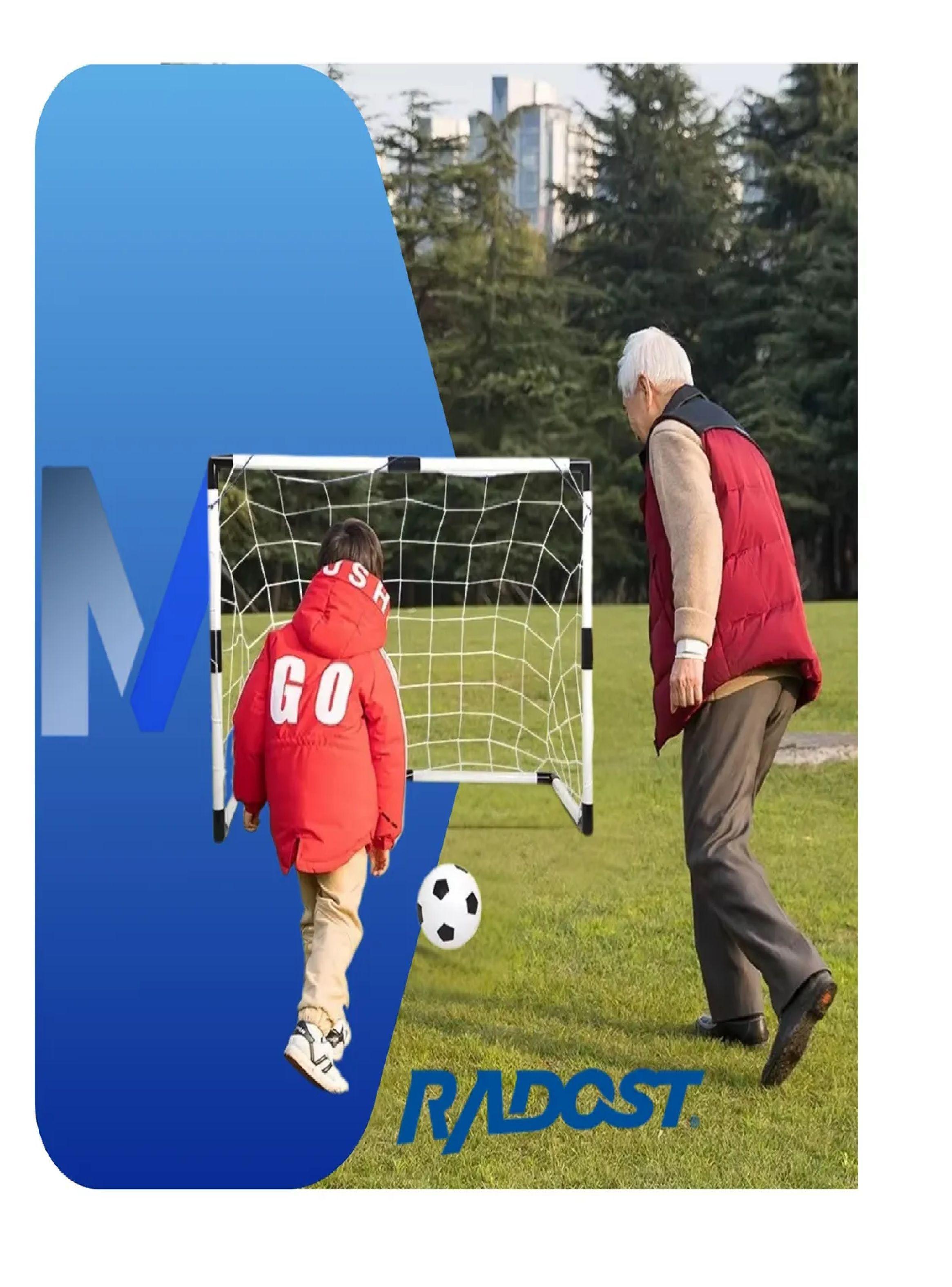 Set Futbol Niños 2 Arcos 6 Chalecos 6 Conos Balon Y Bombin-3