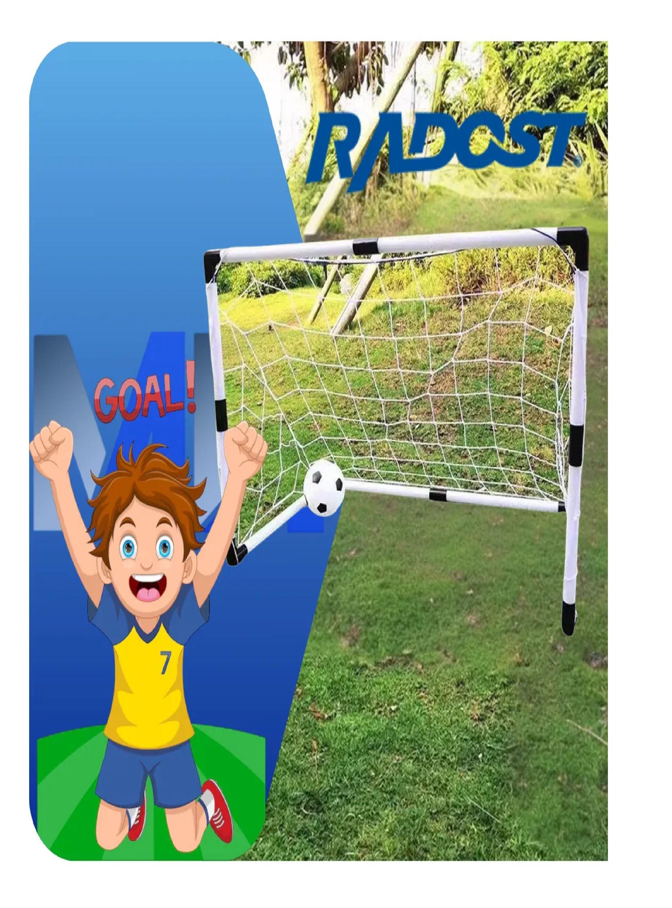 Set Futbol Niños 2 Arcos 6 Chalecos 6 Conos Balon Y Bombin-4