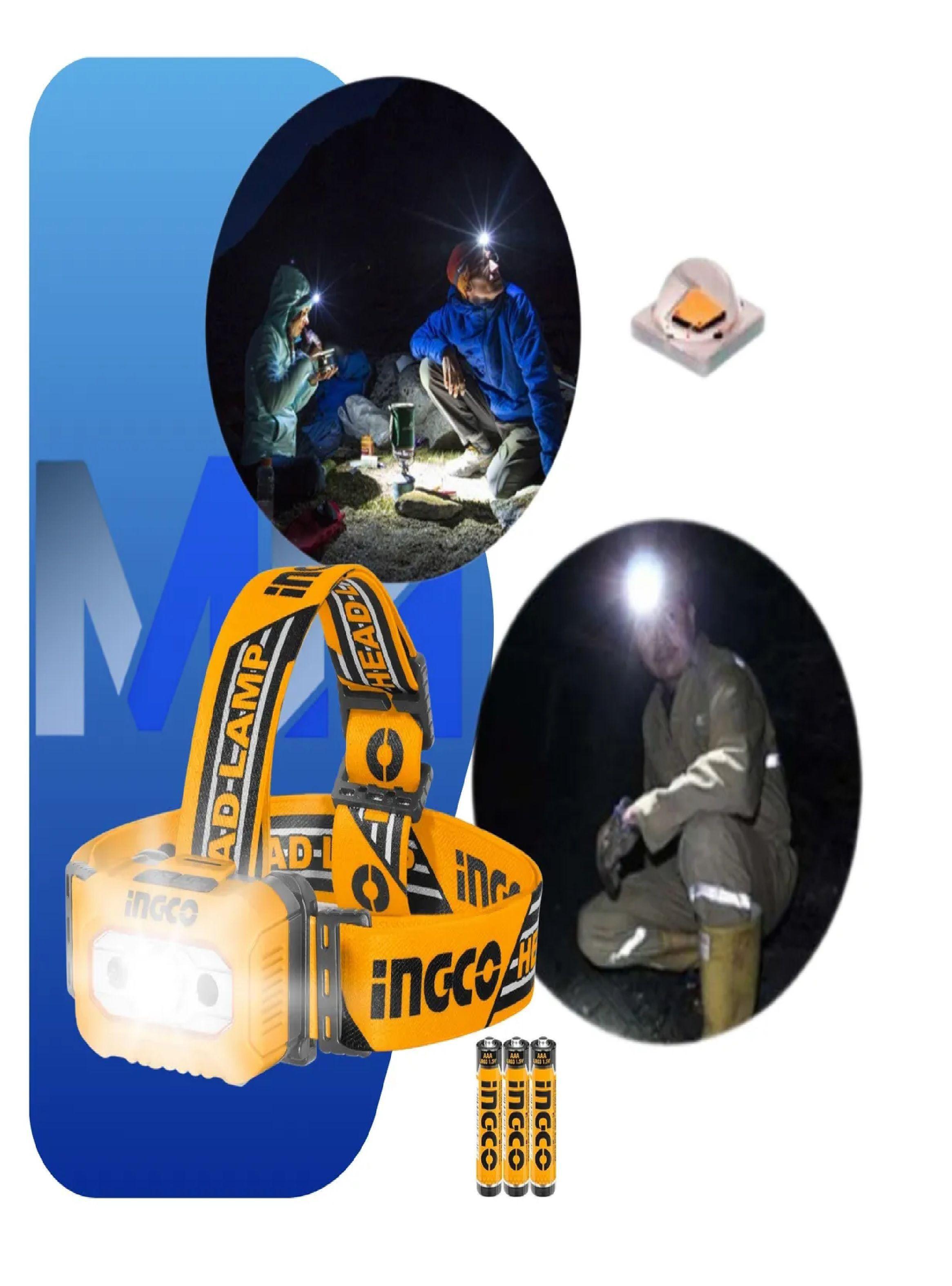 Linterna Frontal Vincha Led Sensor De Movimiento 200 Lumenes-4