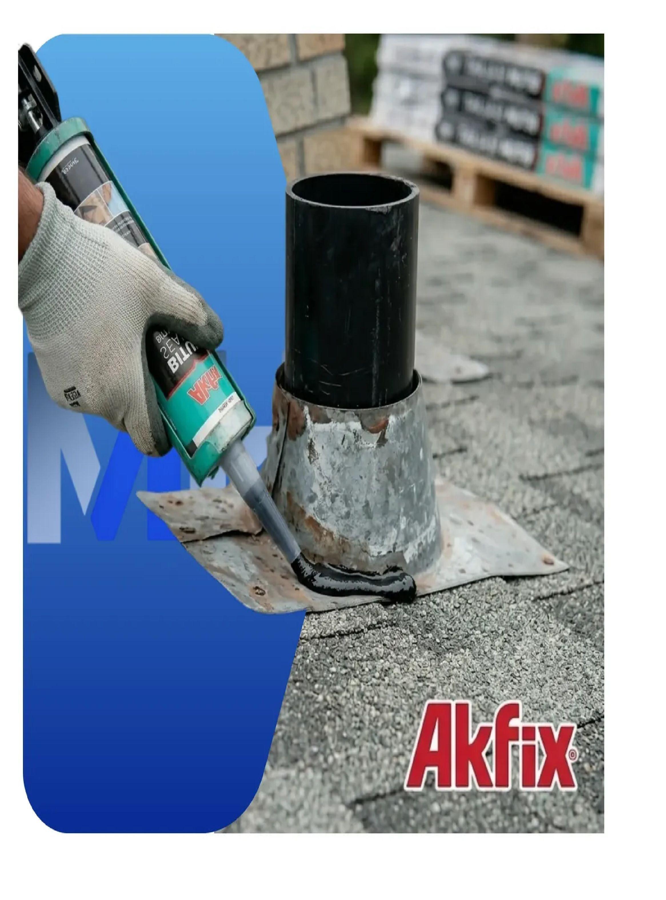 Pack 3 Sellador Bituminoso Asfaltico Akfix 602 Techos Humedo-4