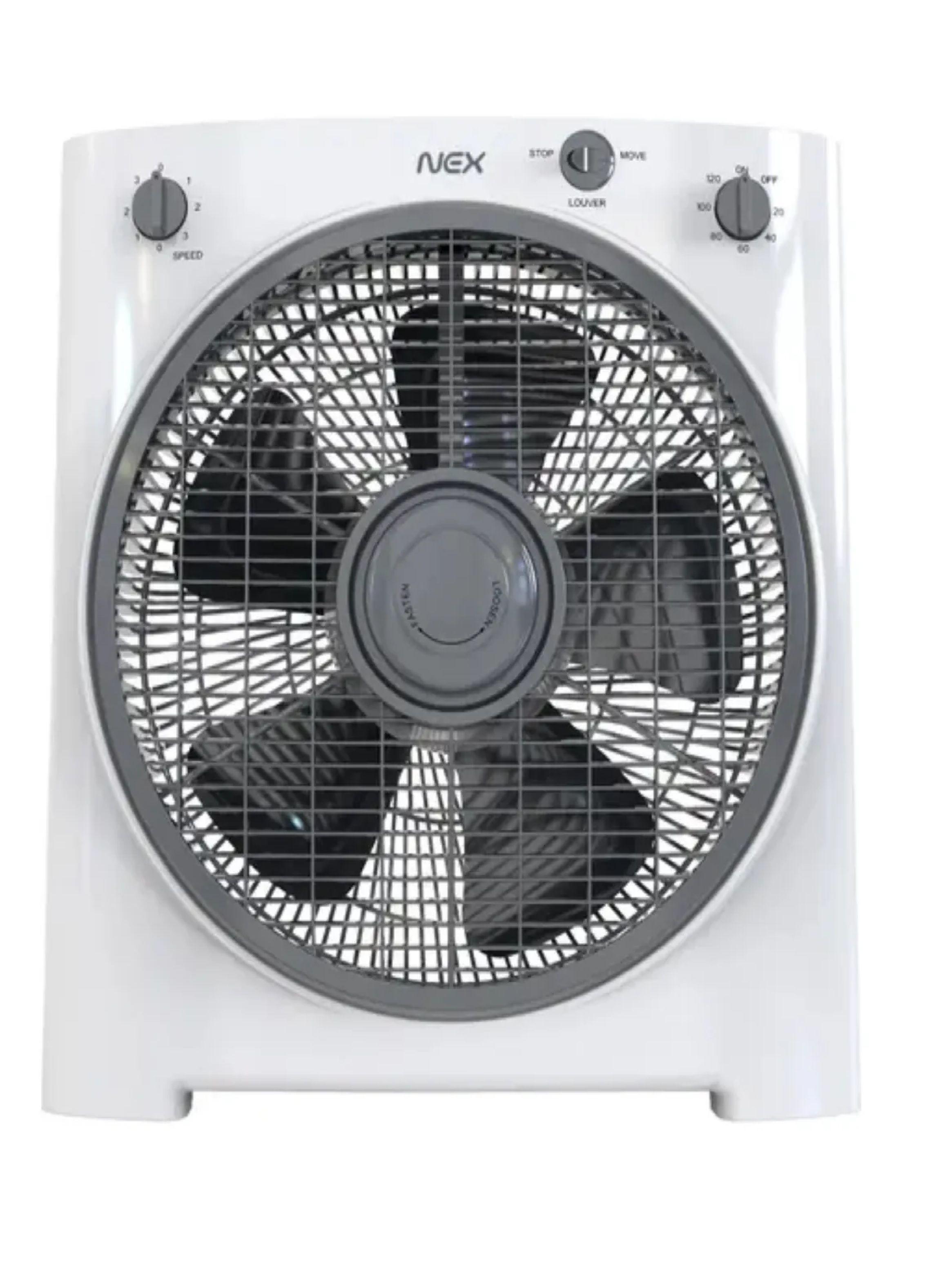 Ventilador Nex Box 12 Pulgadas 35w Blanco Silencioso-2