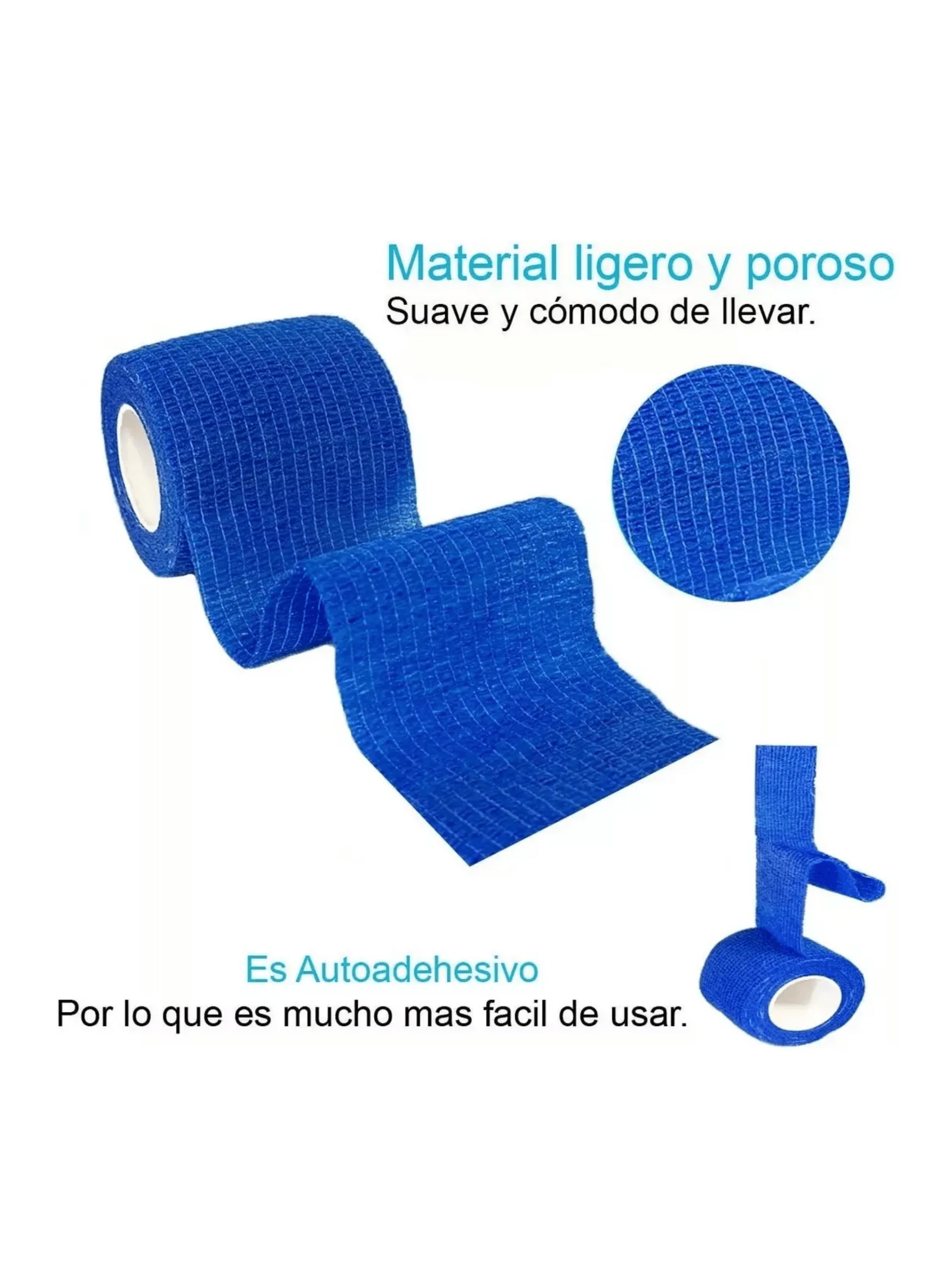 Venda El stica Coban Autoadherible De 5 Cm X 4 5 M unidad-1
