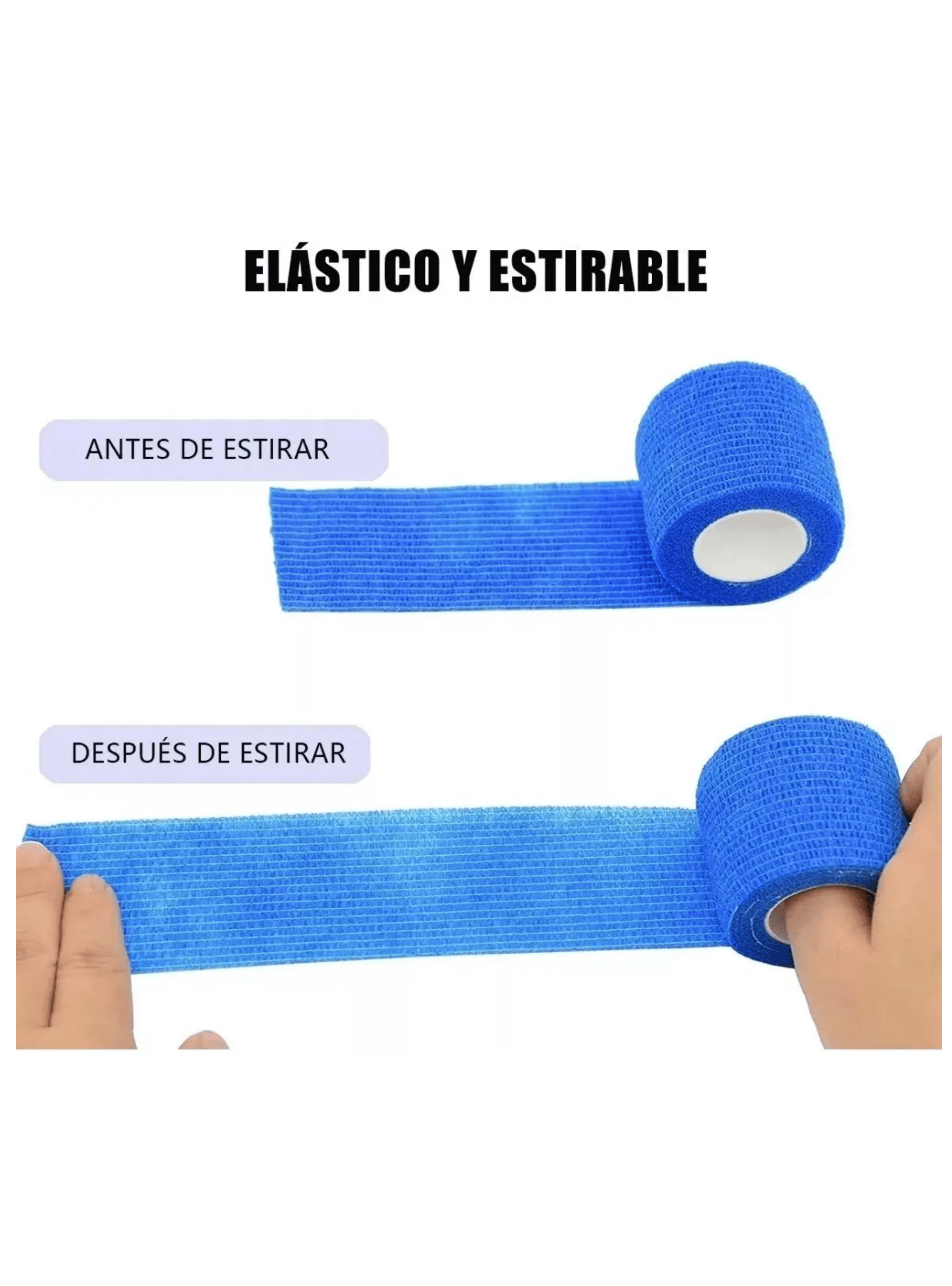 Venda El stica Coban Autoadherible De 5 Cm X 4 5 M unidad-2