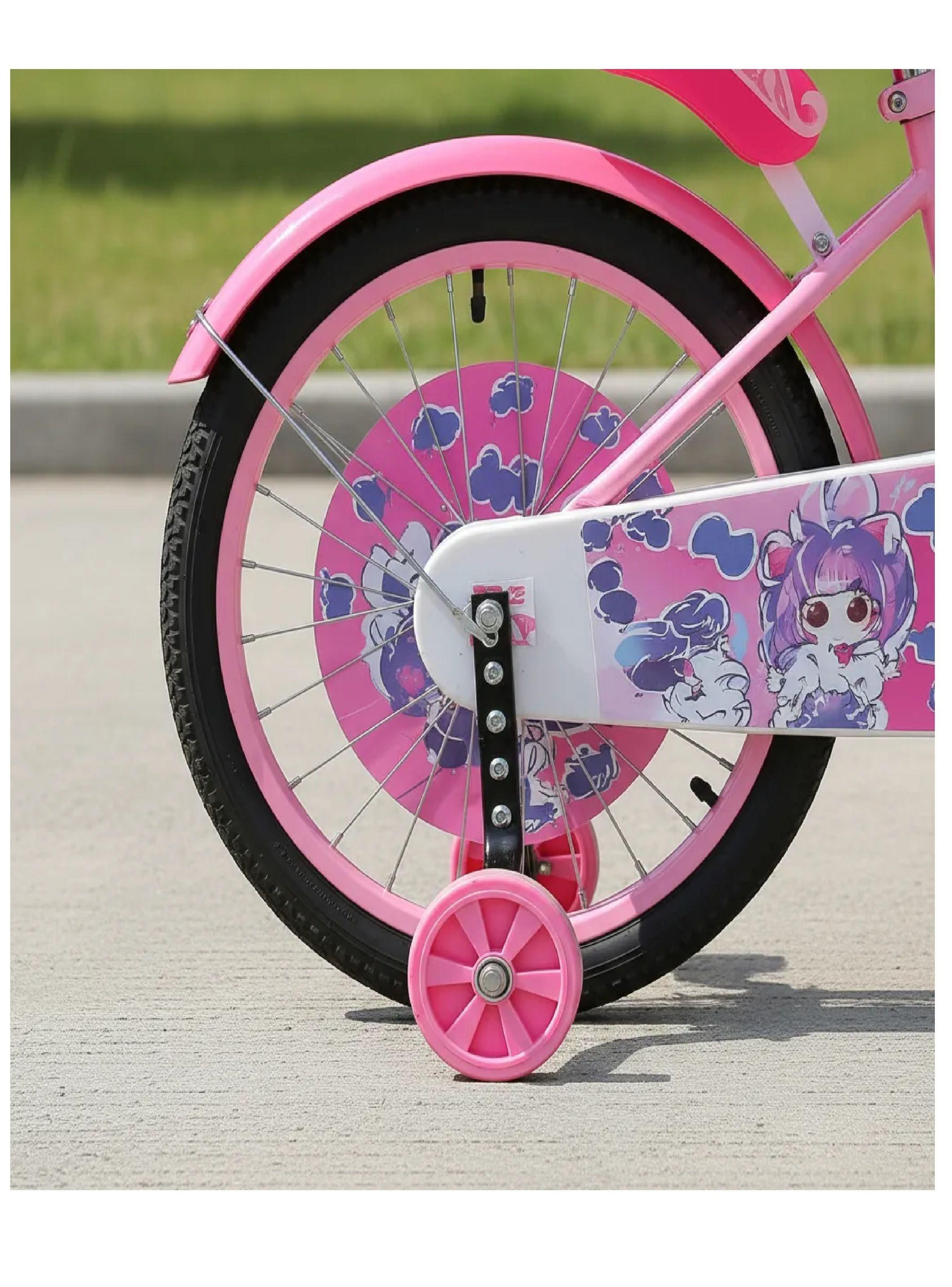 Bicicleta Infantil Con Ruedas De Aprendizaje Aro 20 Rosa-5