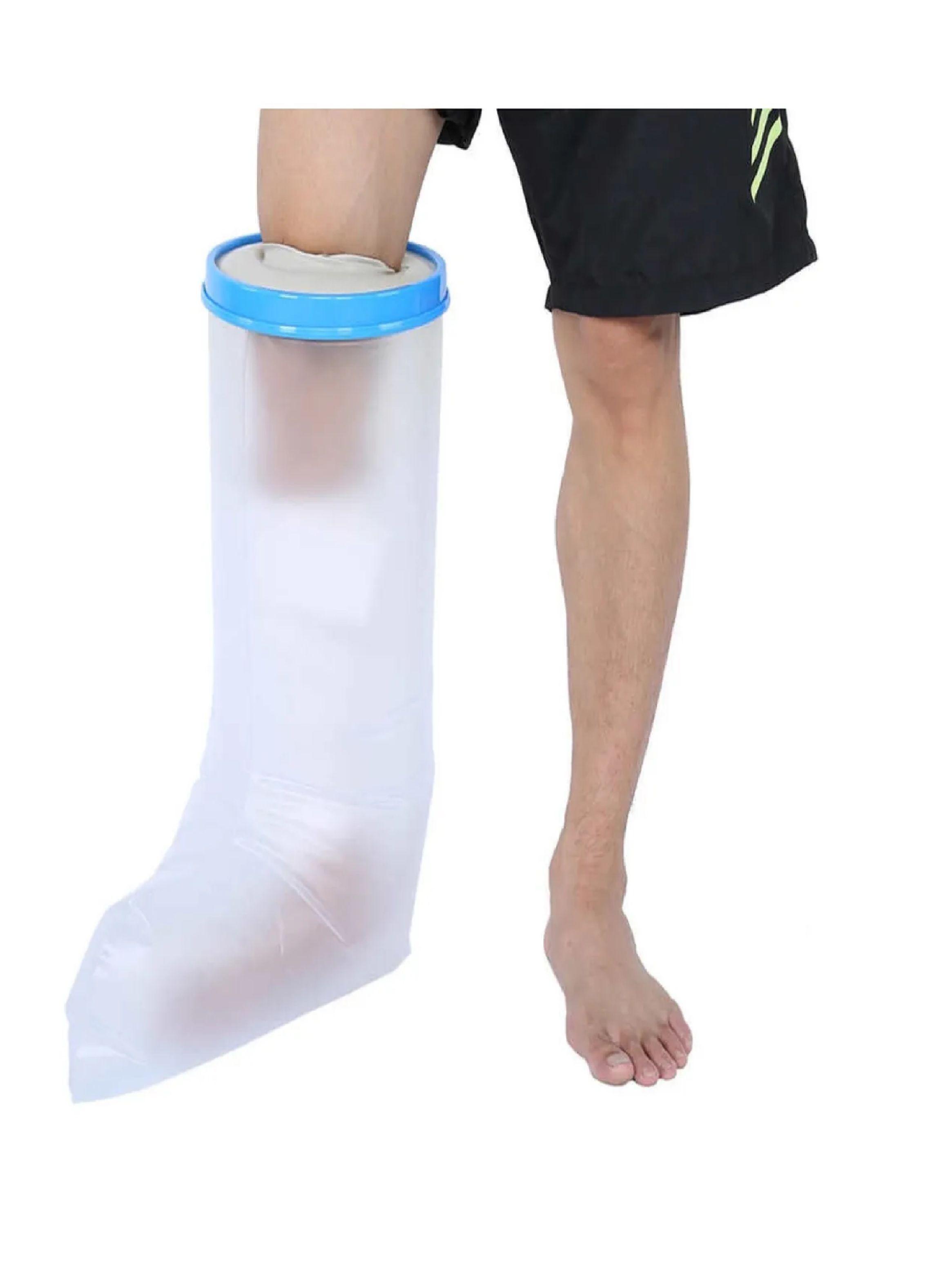 Protector Impermeable Para Pierna Vendaje, Yeso Y Heridas-0