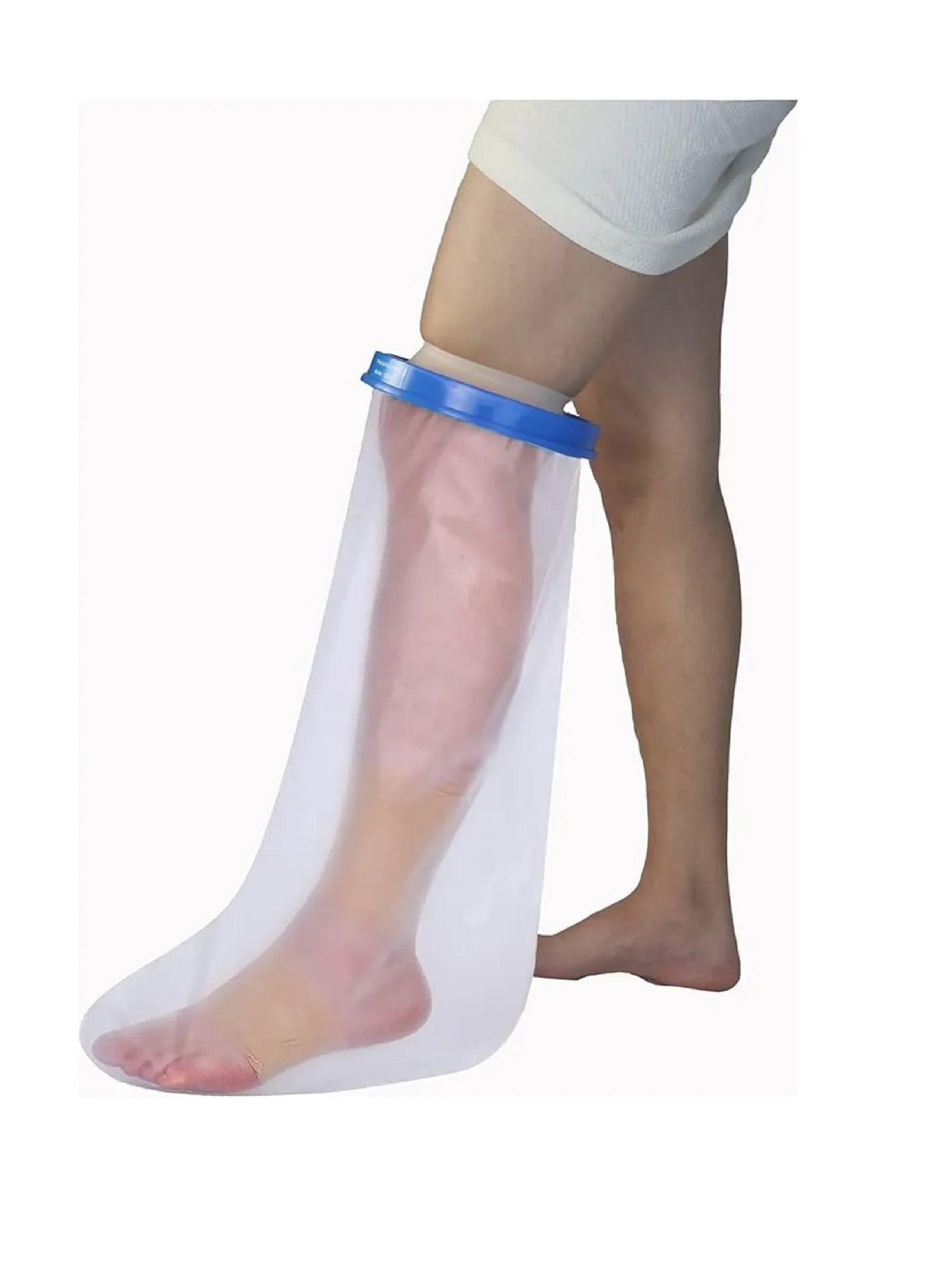 Protector Impermeable Para Pierna Vendaje, Yeso Y Heridas-1