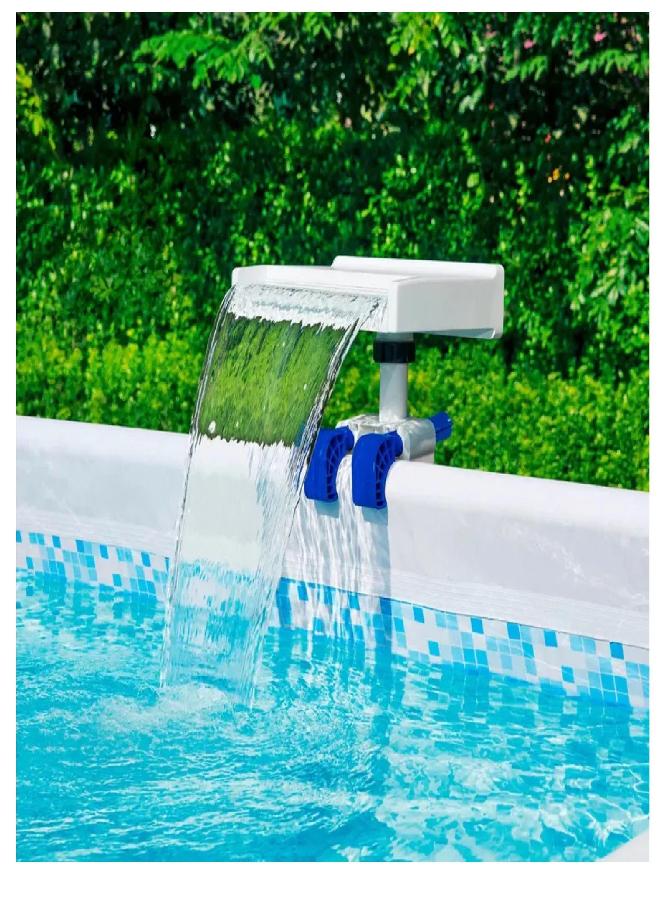 Cascada Para Piscina Con Luz Led Bestway 7 Colores Led-6