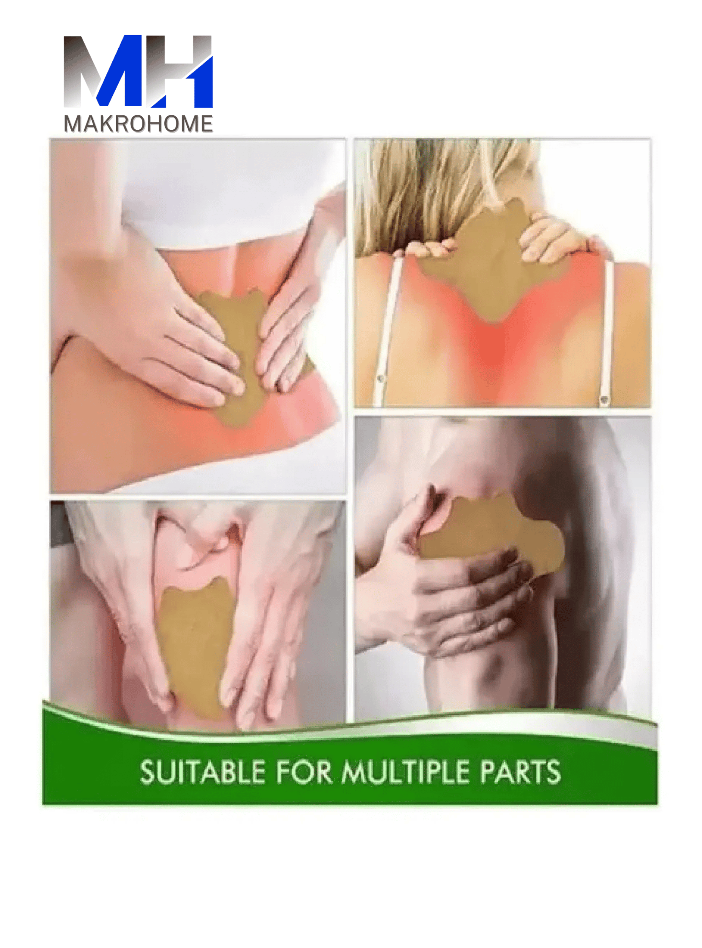 10 Parches Alivio Eliminar Dolor Muscular Pacrche Caliente-1