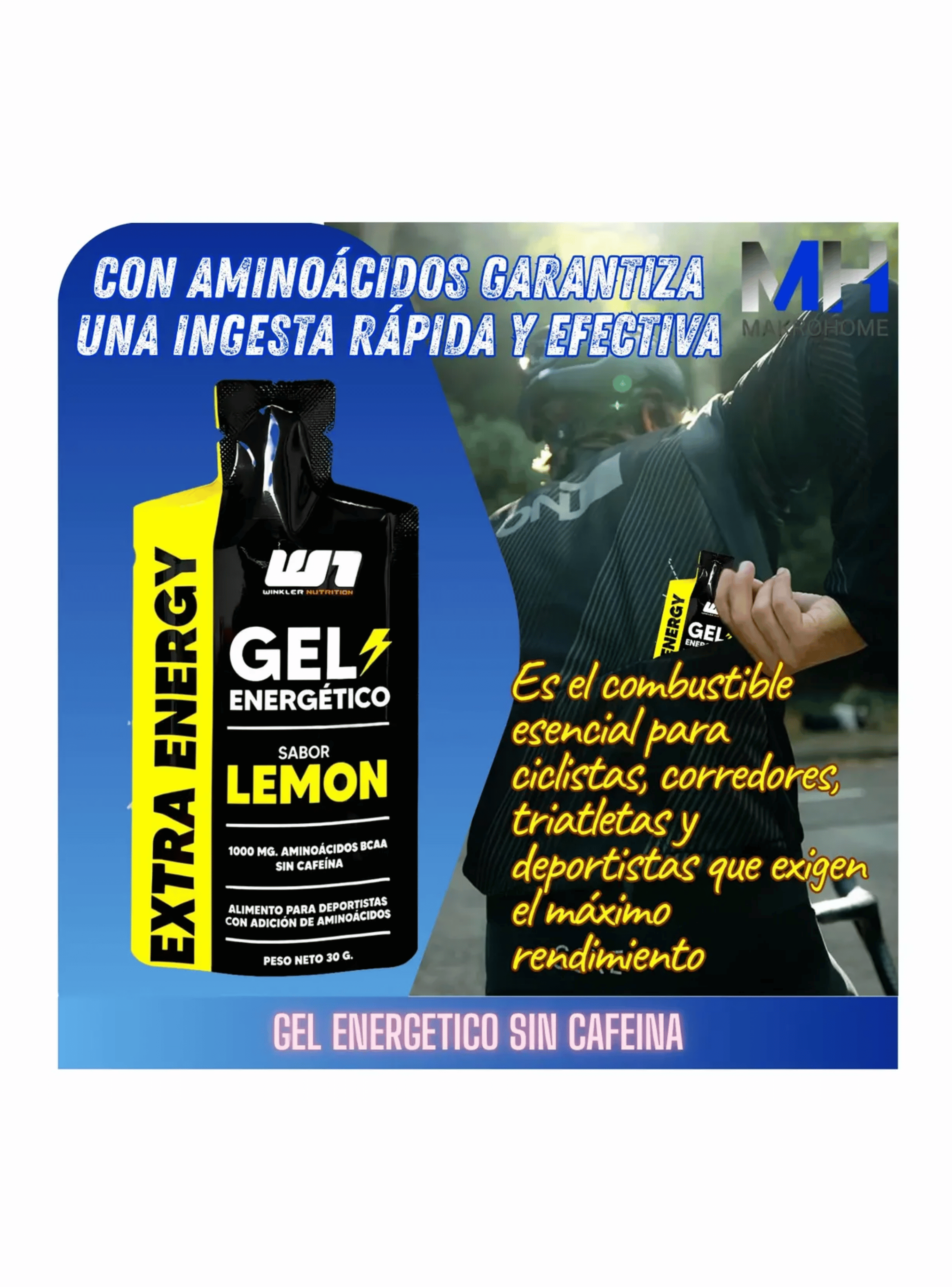 Pack X12 Geles Energeticos Limon Aminoacidos Rendimiento-2
