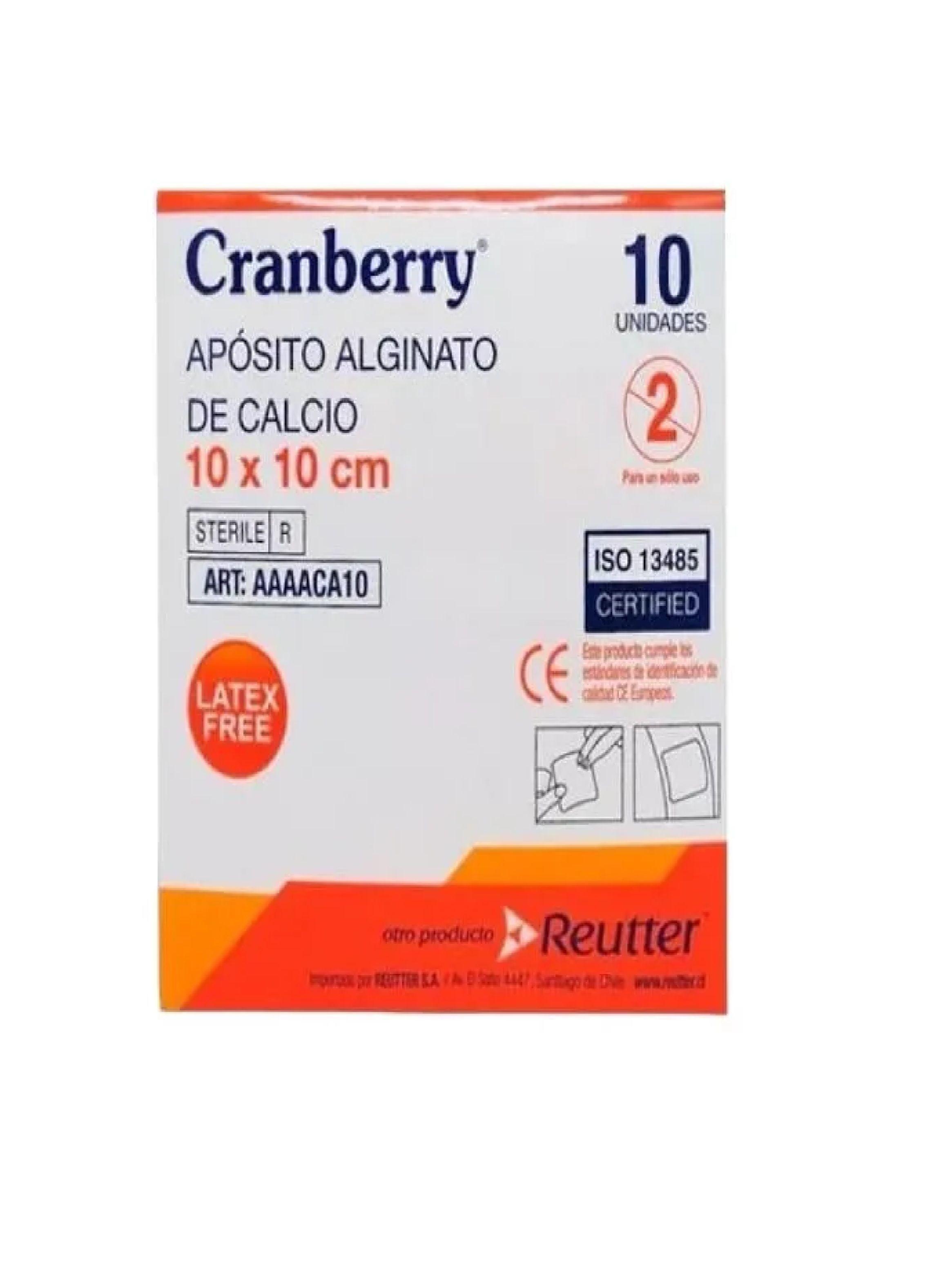 Apósito Alginato De Calcio 10x10 Caja 10 Unds - Cranberry-3