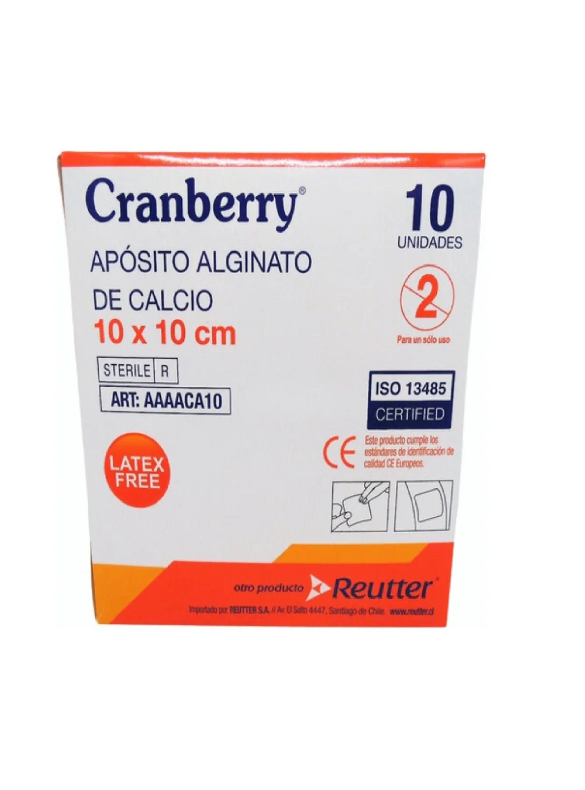 Apósito Alginato De Calcio 10x10 Caja 10 Unds - Cranberry-4