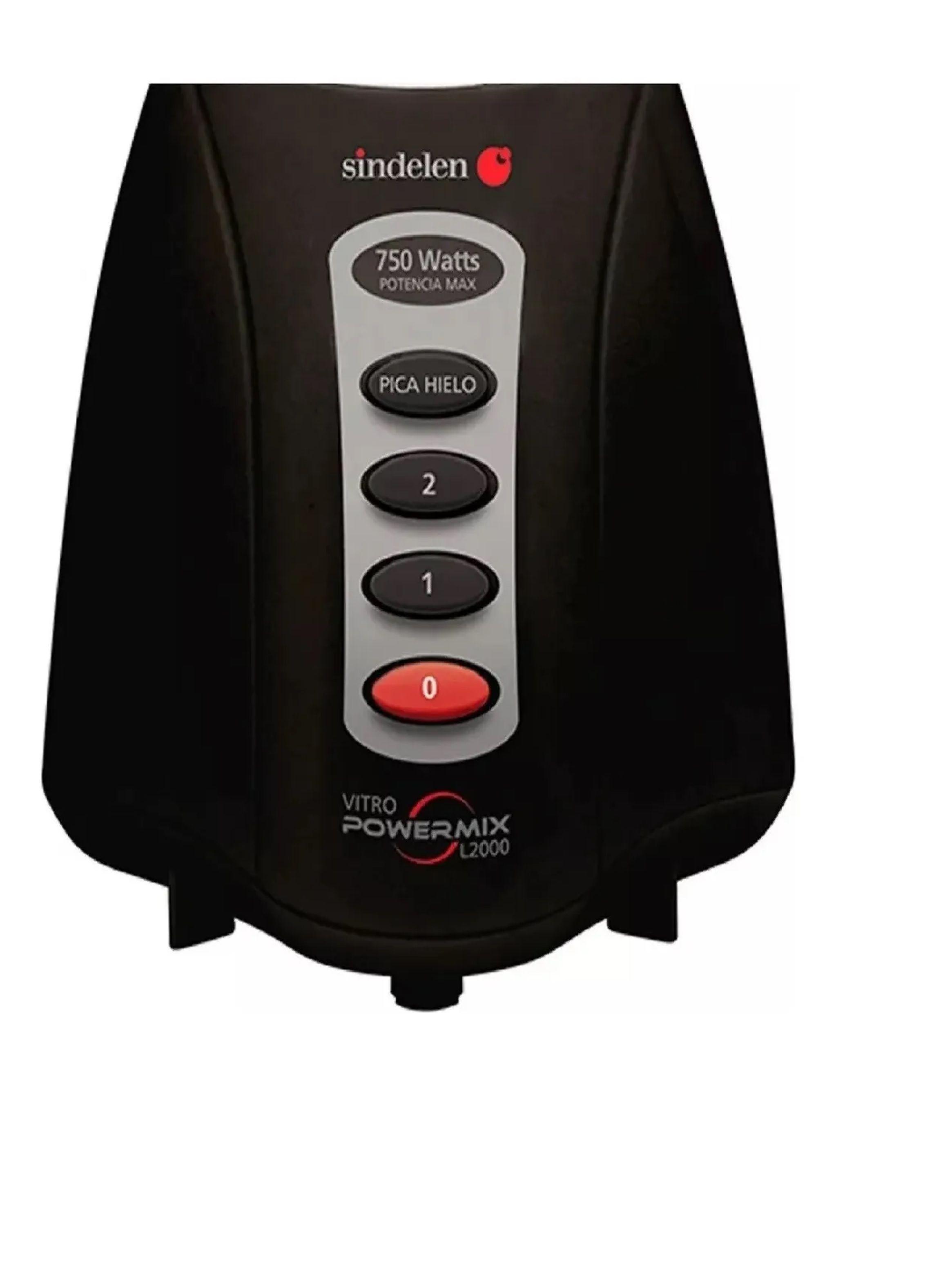 Licuadora Juguera Jarra Vidrio Sindelen 1.8lt 750w Acero-2