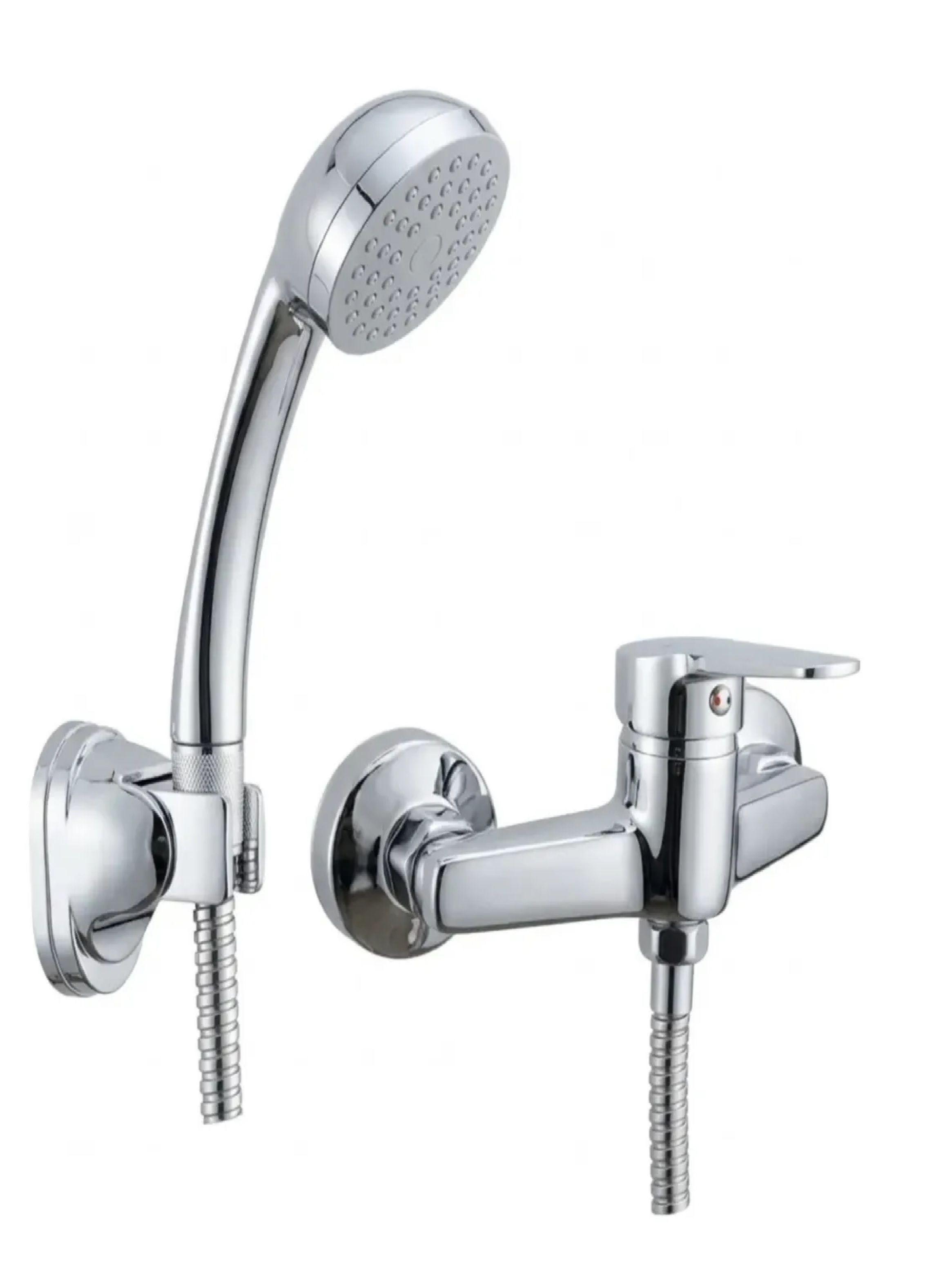 Monomando Ducha Completo + Teléfono + Flexible 1.75m Hoffens-0