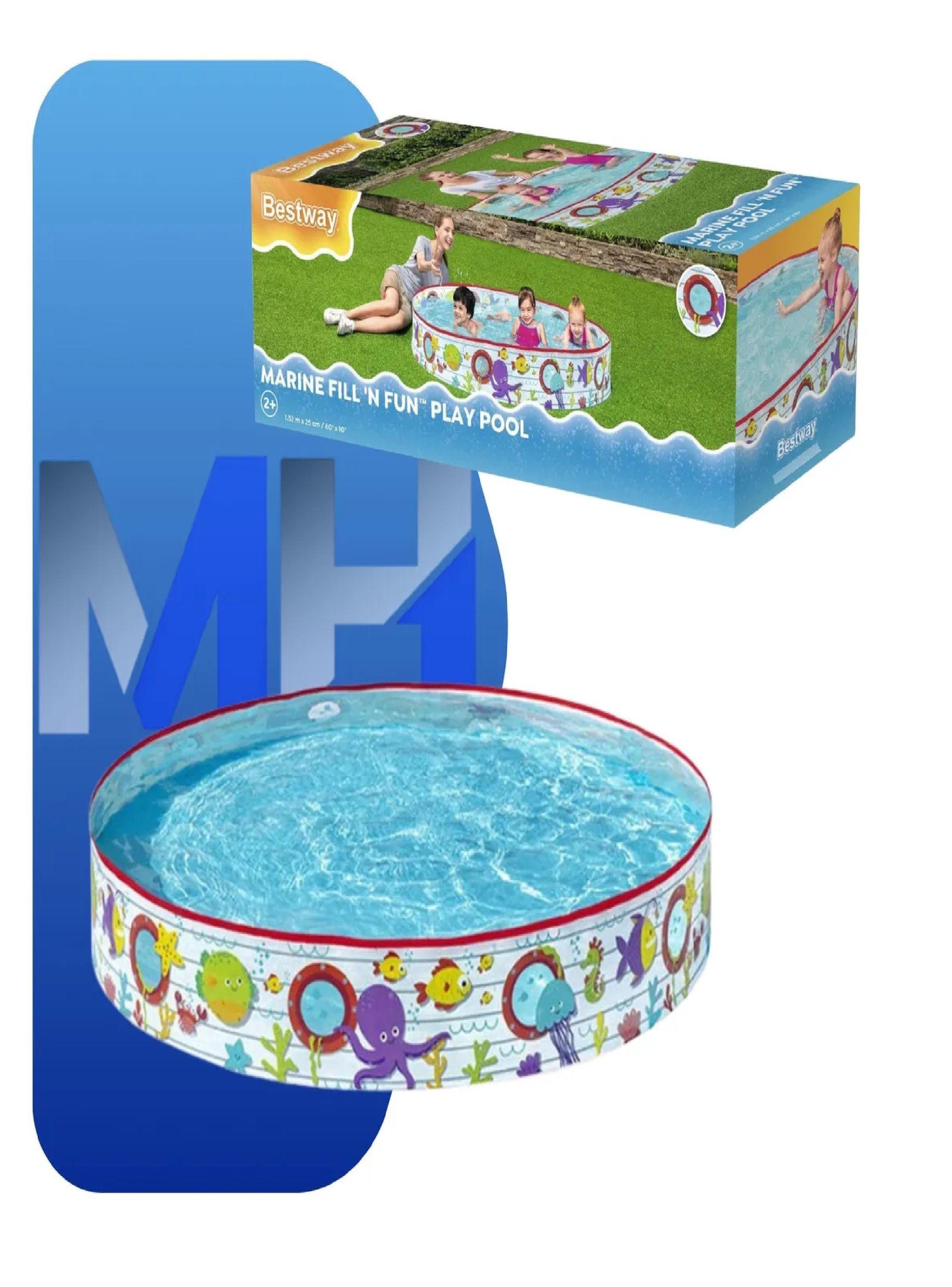 Piscina Bestway 152 Cm Fondo De Mar 435l De Diversion-2