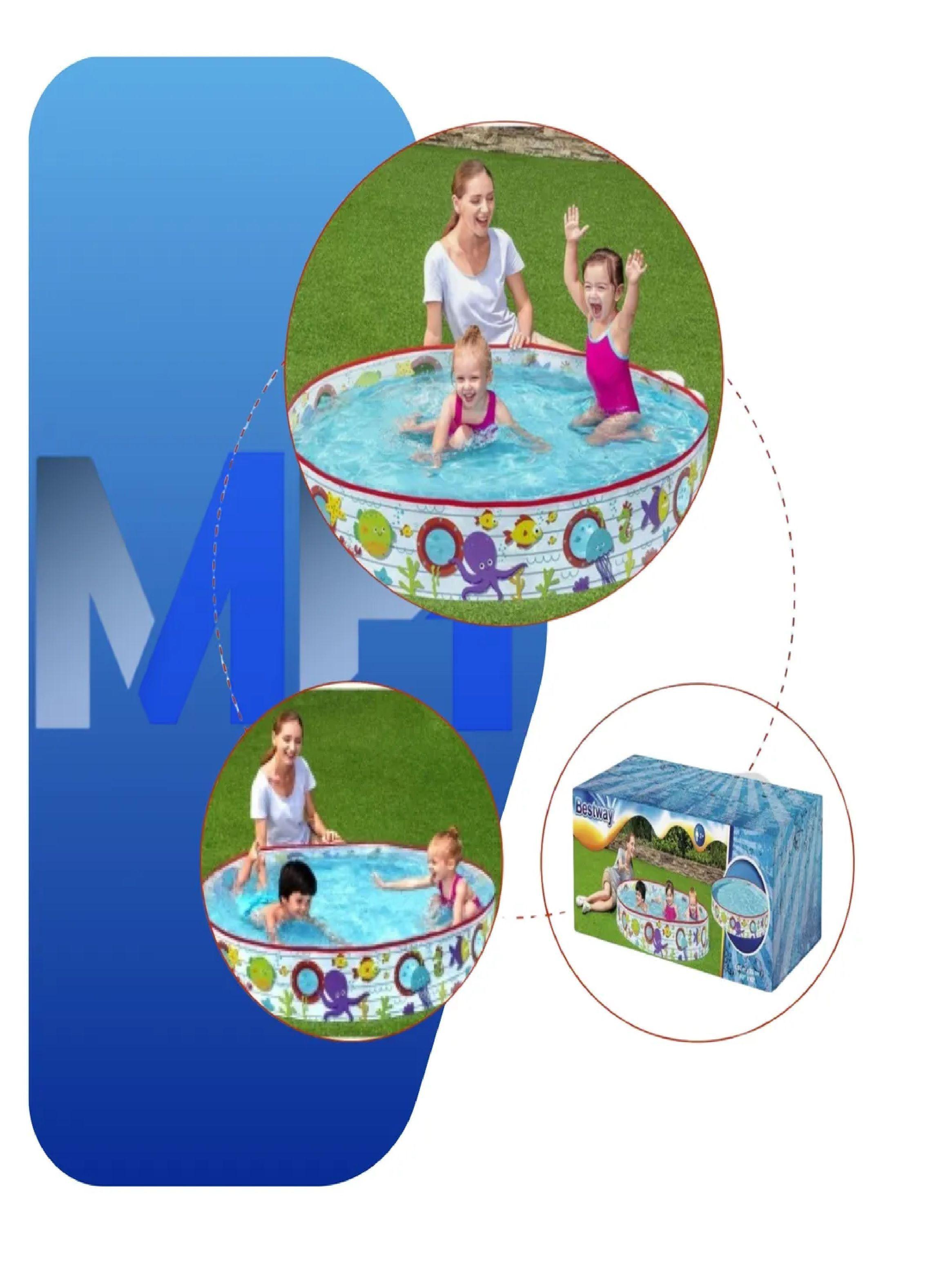 Piscina Bestway 152 Cm Fondo De Mar 435l De Diversion-3