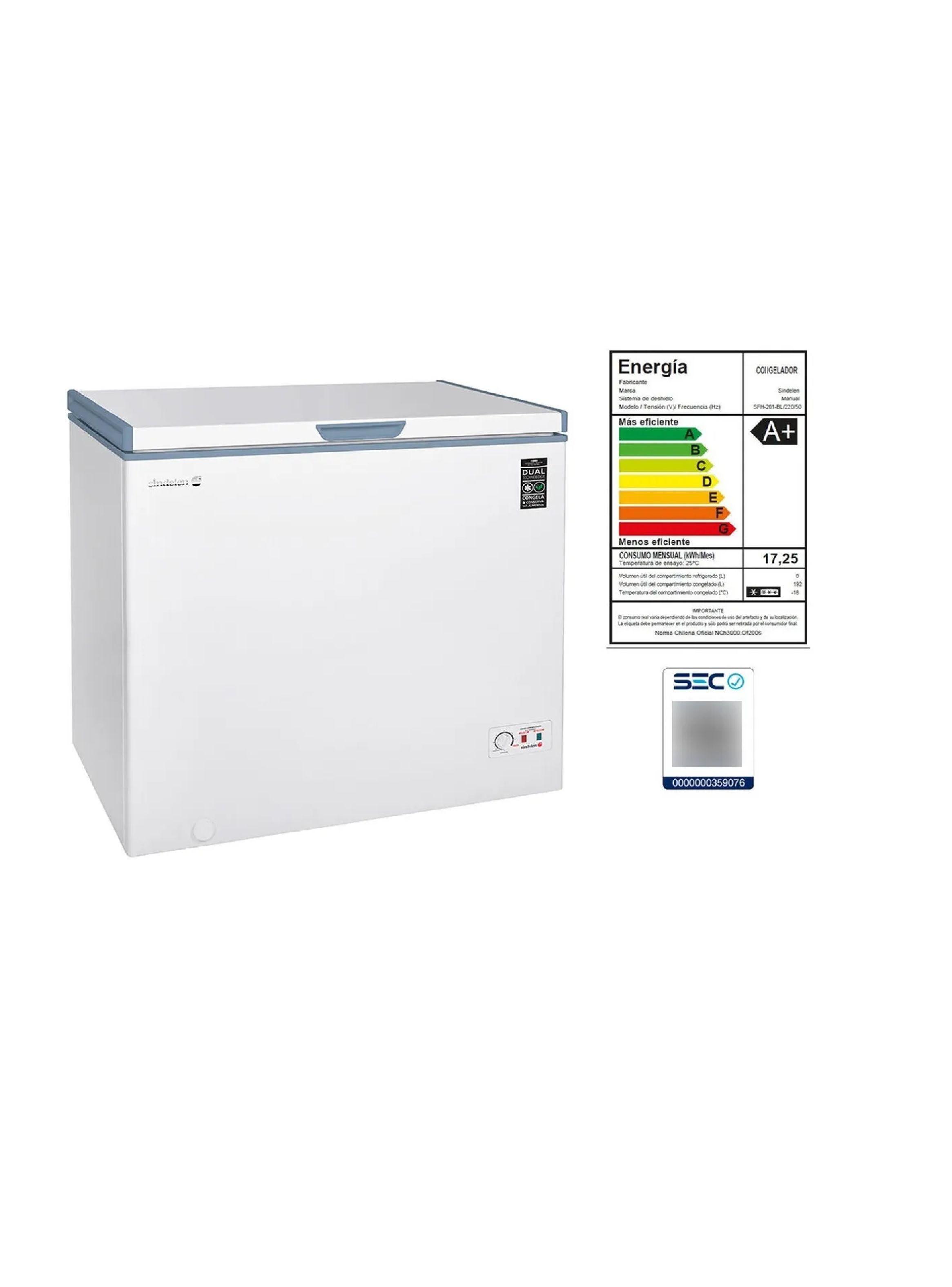Congelador Horizontal Dual Sindelen 192 Litros 8 Niveles A+-3
