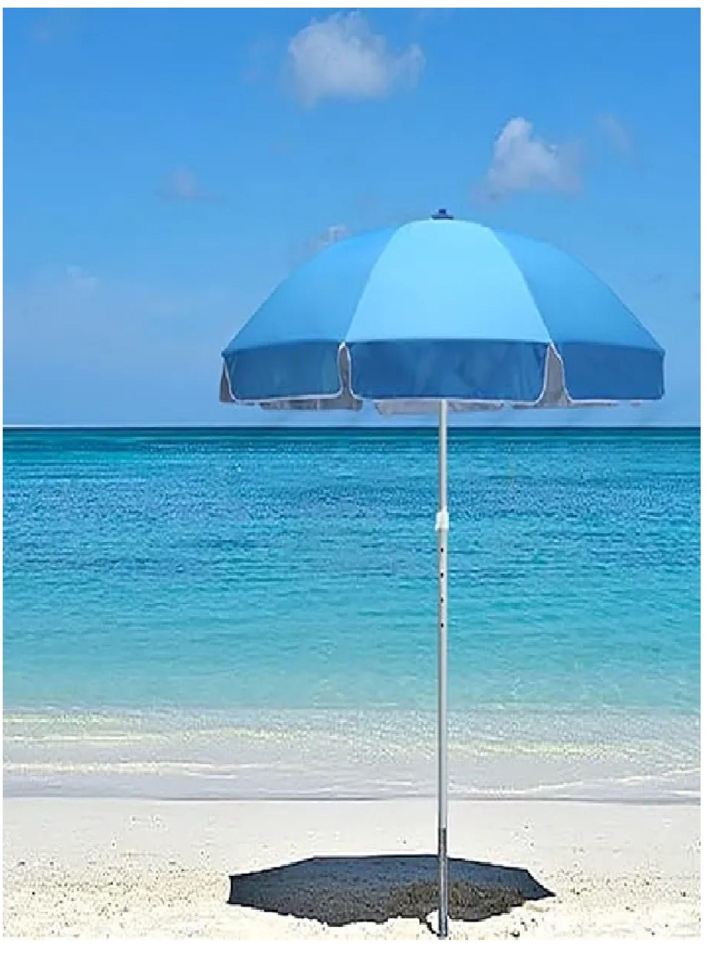 Pack X 2 Quitasol Filtro Uv Paraguas Sombrilla Celeste 160cm-4
