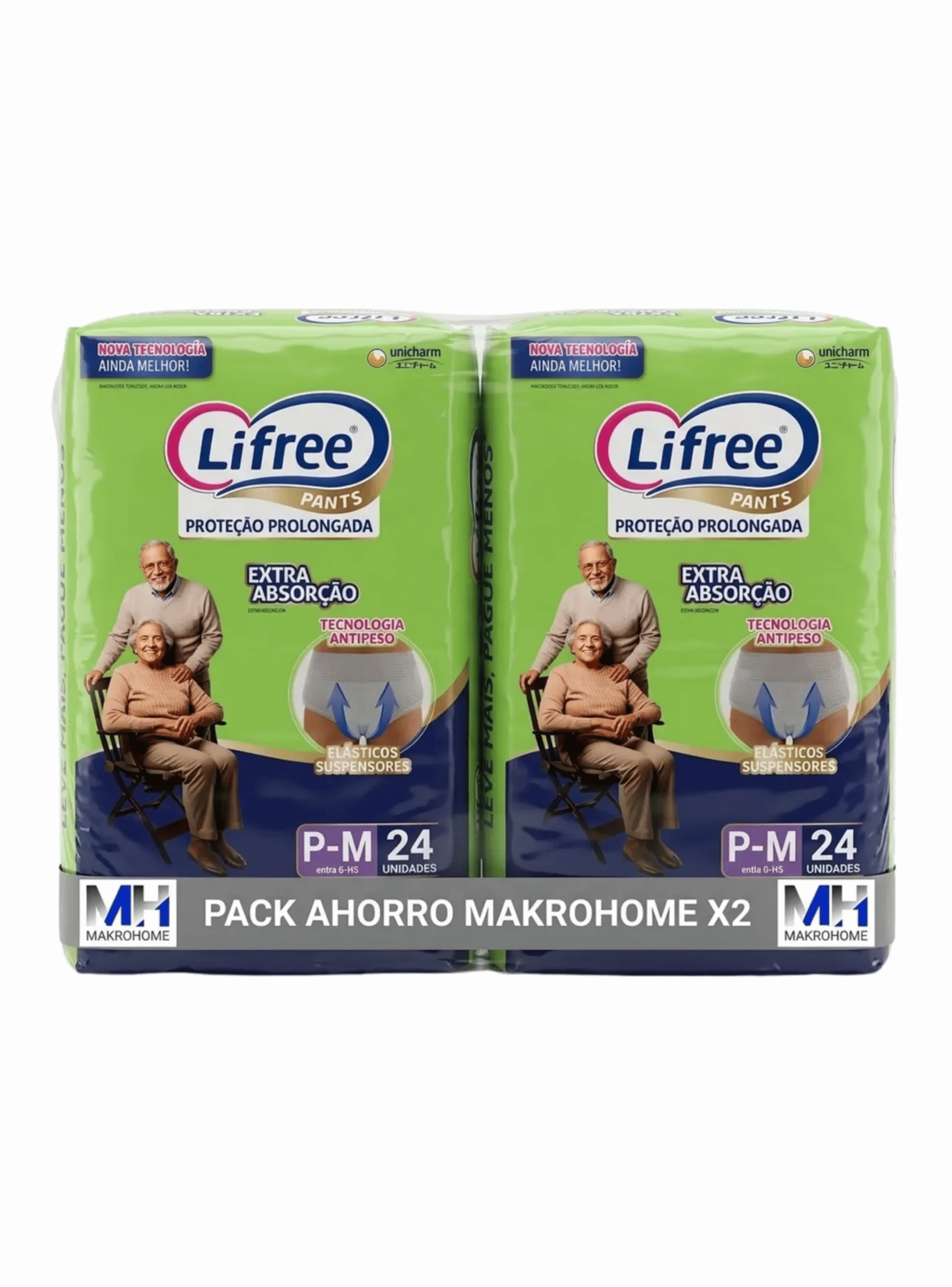 Panal Adulto Lifree Pants Extra Absorcion P m 48 Unid-0