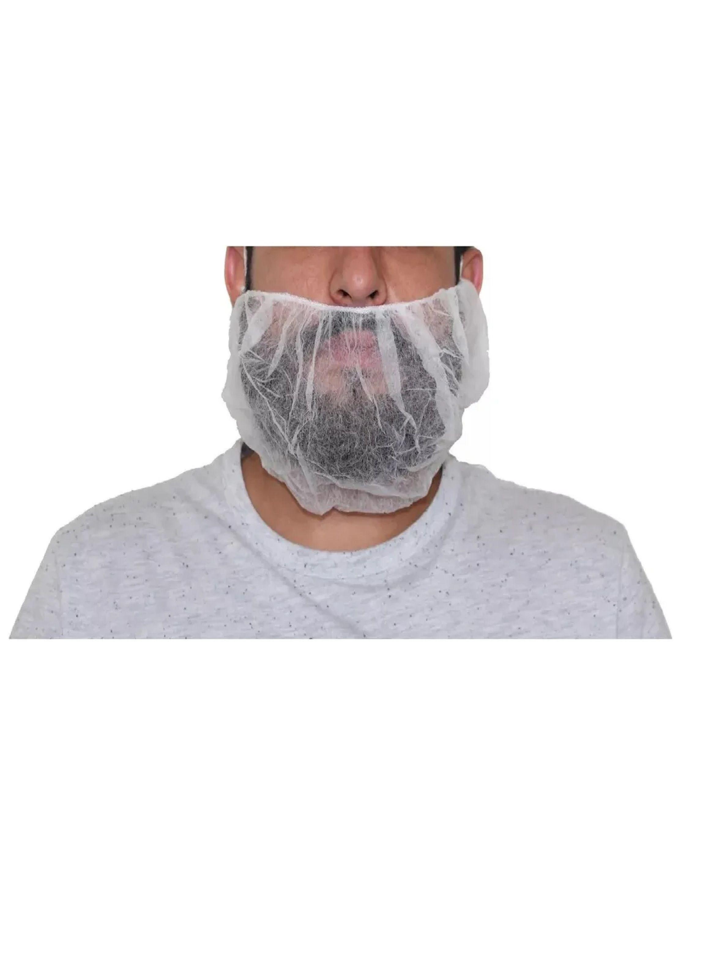 Cubre Barba Desechable Elastico Pack X 500uni Tresor Blanco-2
