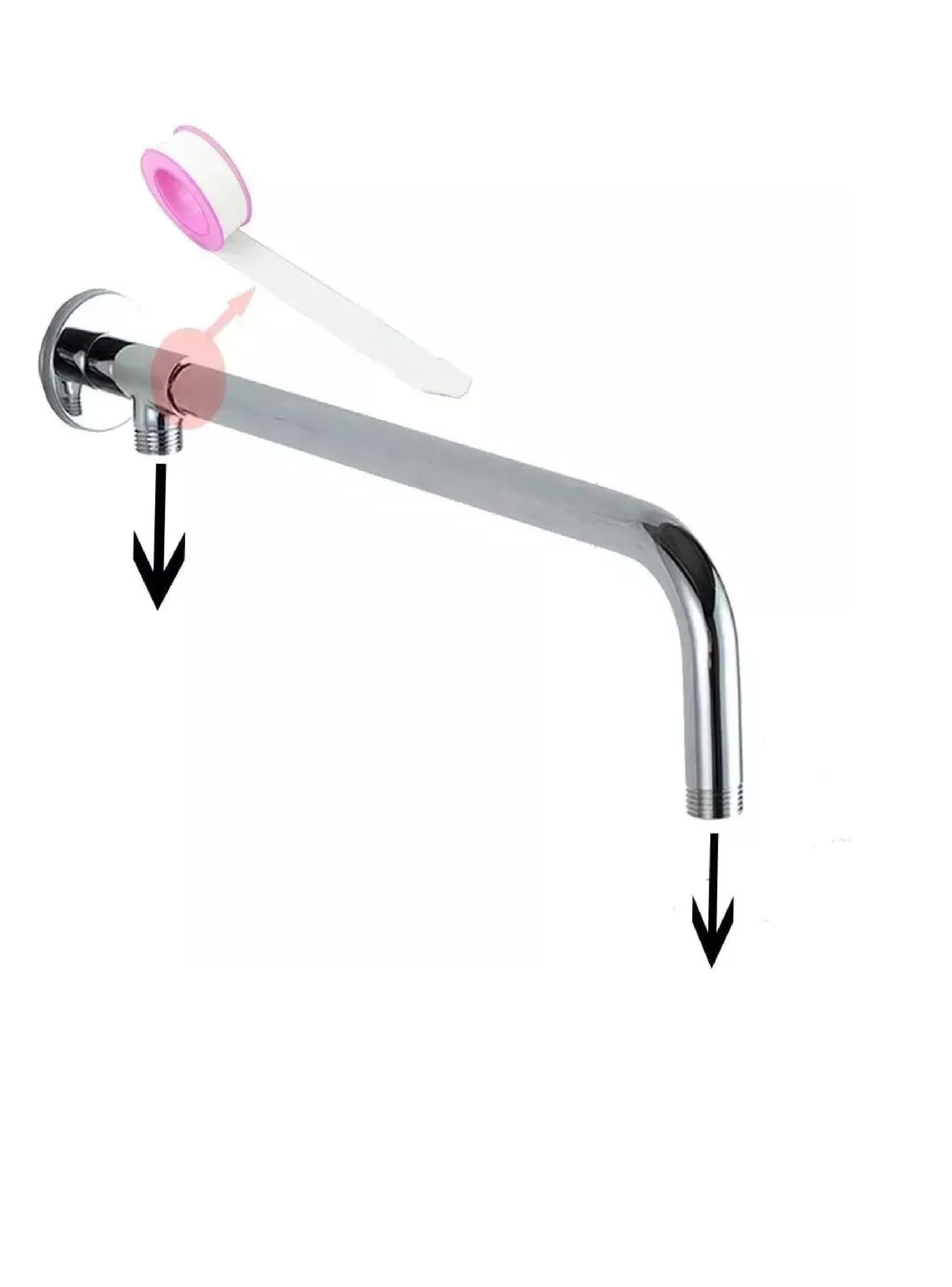 Plato Ducha Cuadrado + Brazo Para Flexible + Flexible 1.6 M-3