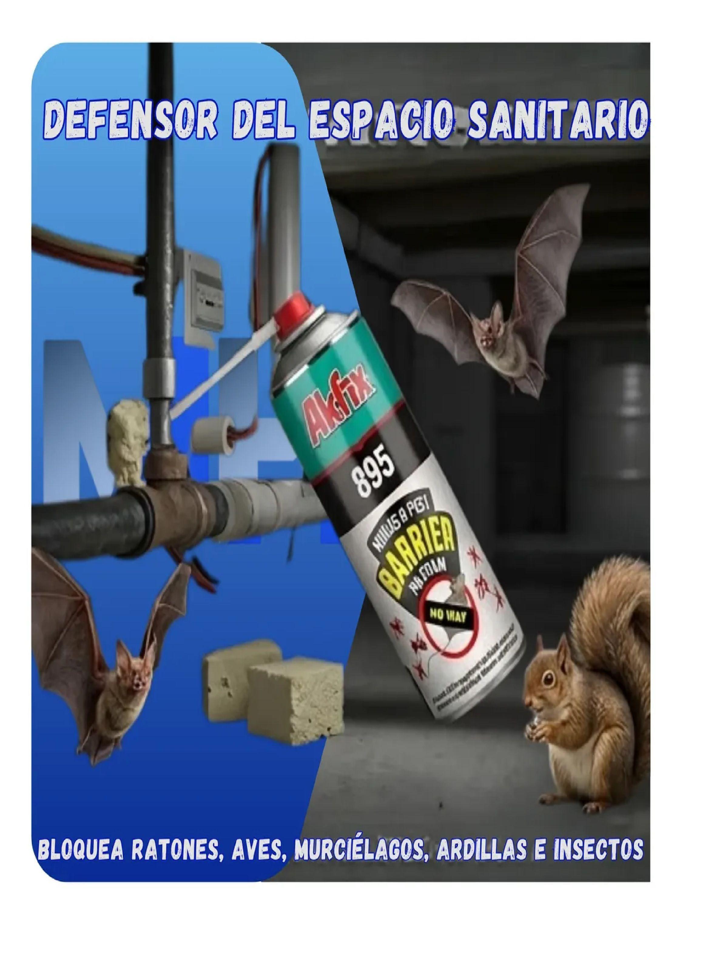 Pack X6 Sellador Espuma Akfix 895 Anti Ratones E Insectos-3