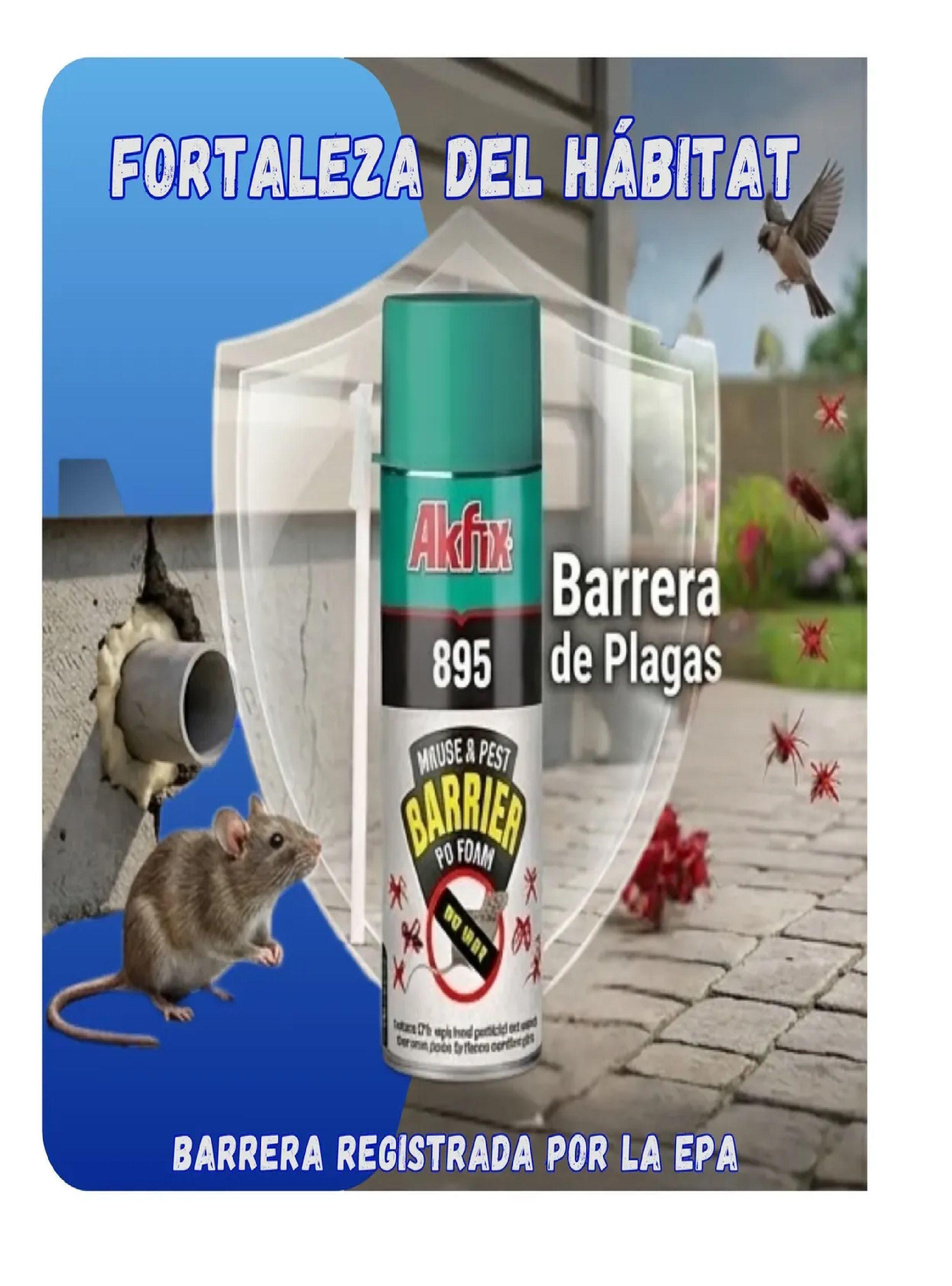 Pack X6 Sellador Espuma Akfix 895 Anti Ratones E Insectos-4