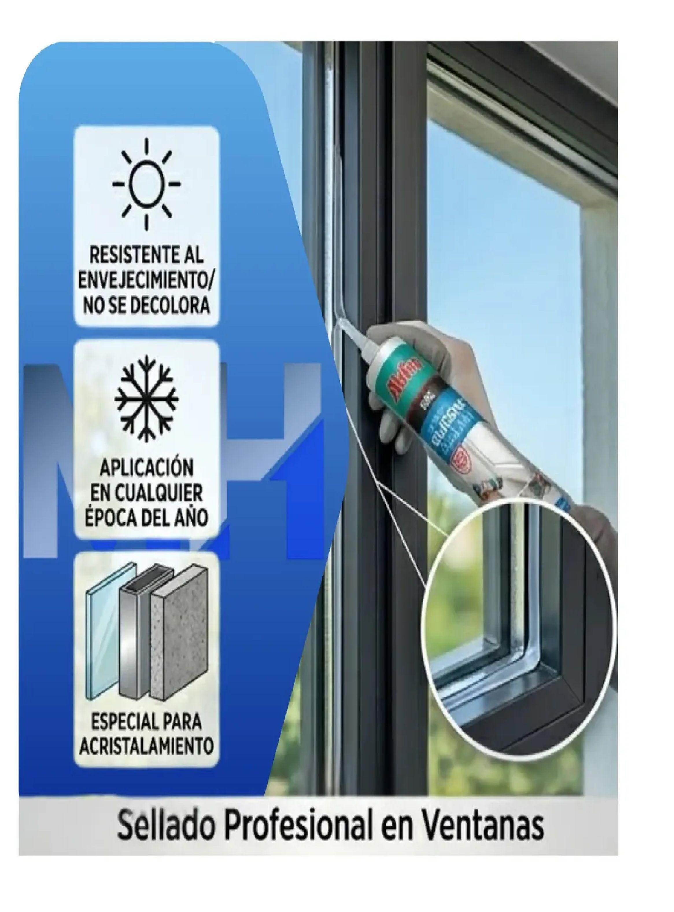 Silicona Universal Antibacteriana 100e Transparente 280ml-3