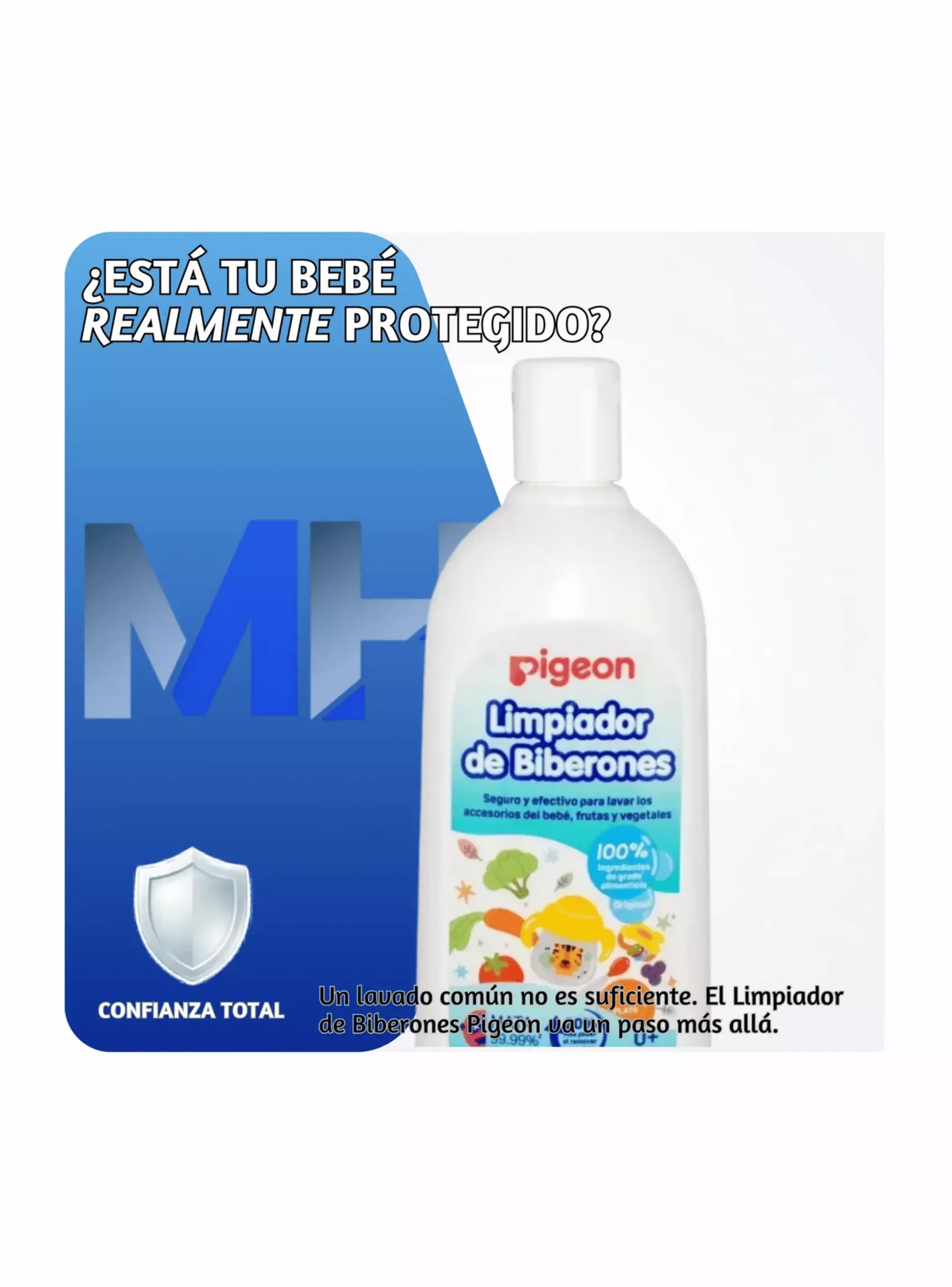 Limpiador De Biberon Mamadera Pigeon 200ml Antibacterial-2