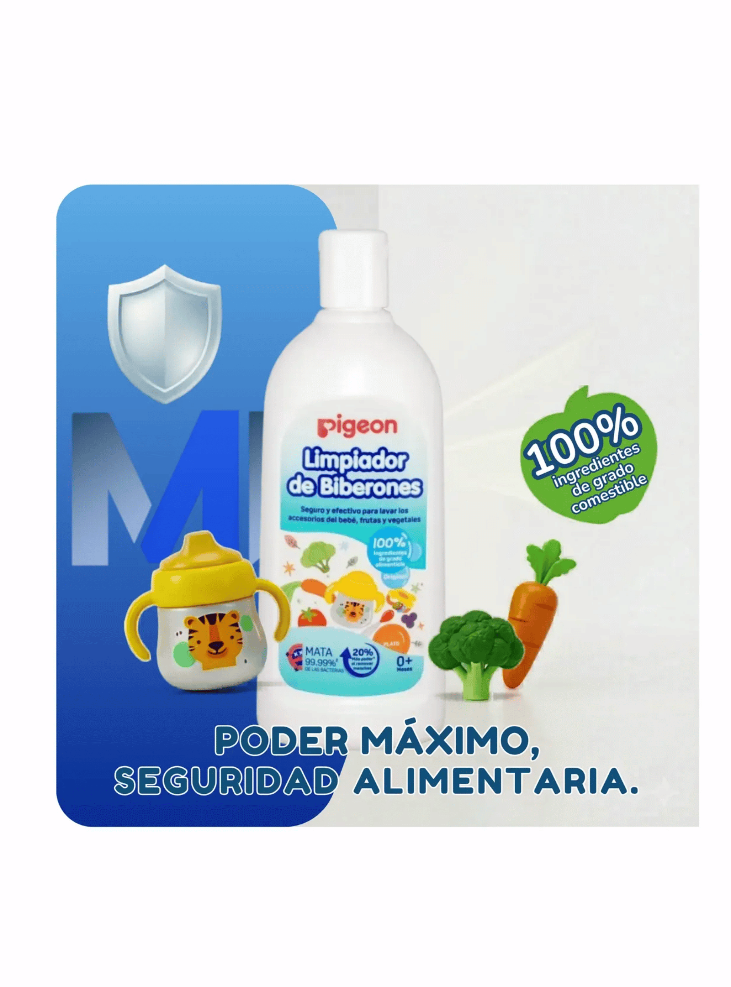 Limpiador De Biberon Mamadera Pigeon 200ml Antibacterial-3