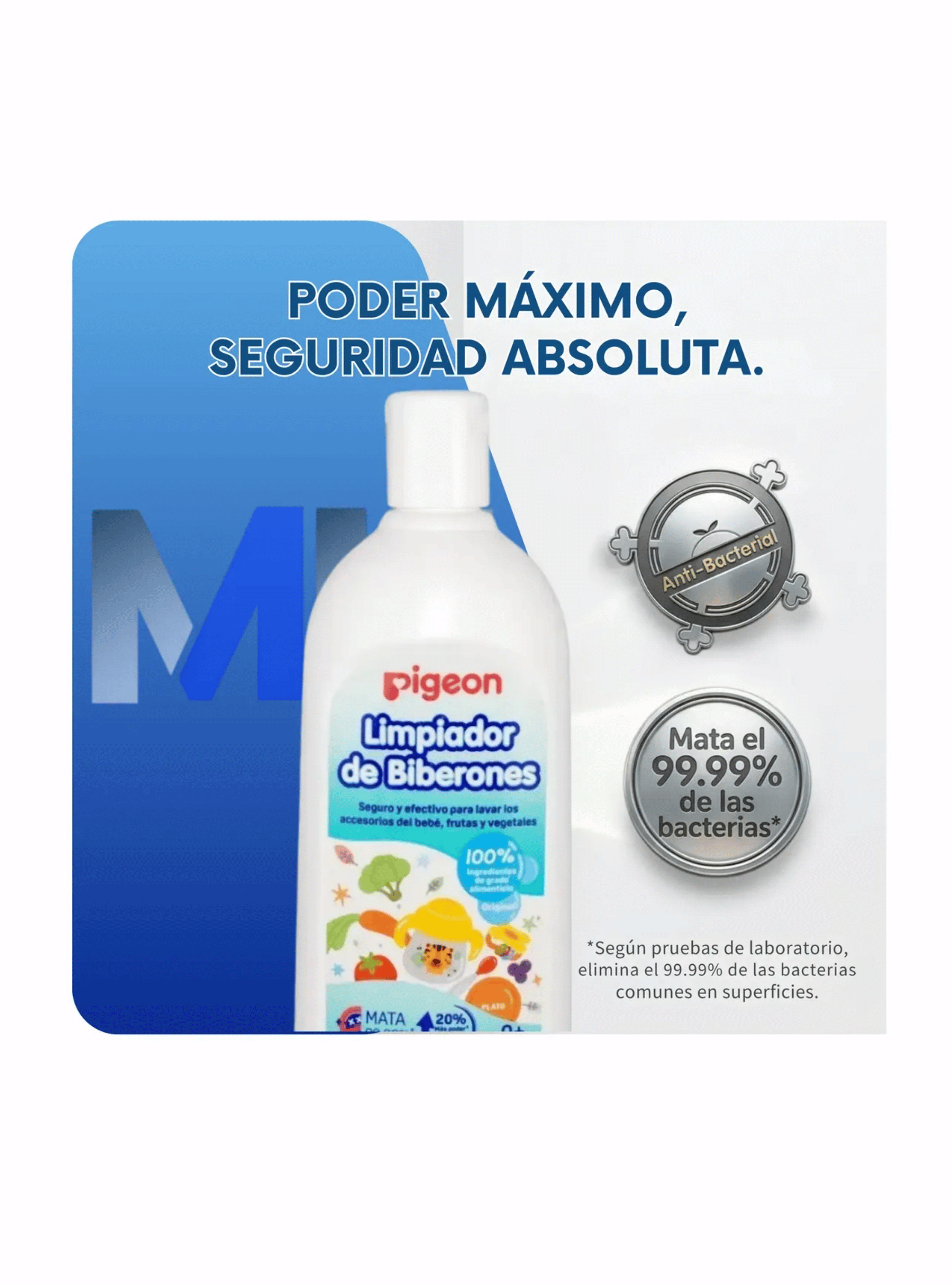 Limpiador De Biberon Mamadera Pigeon 200ml Antibacterial-4