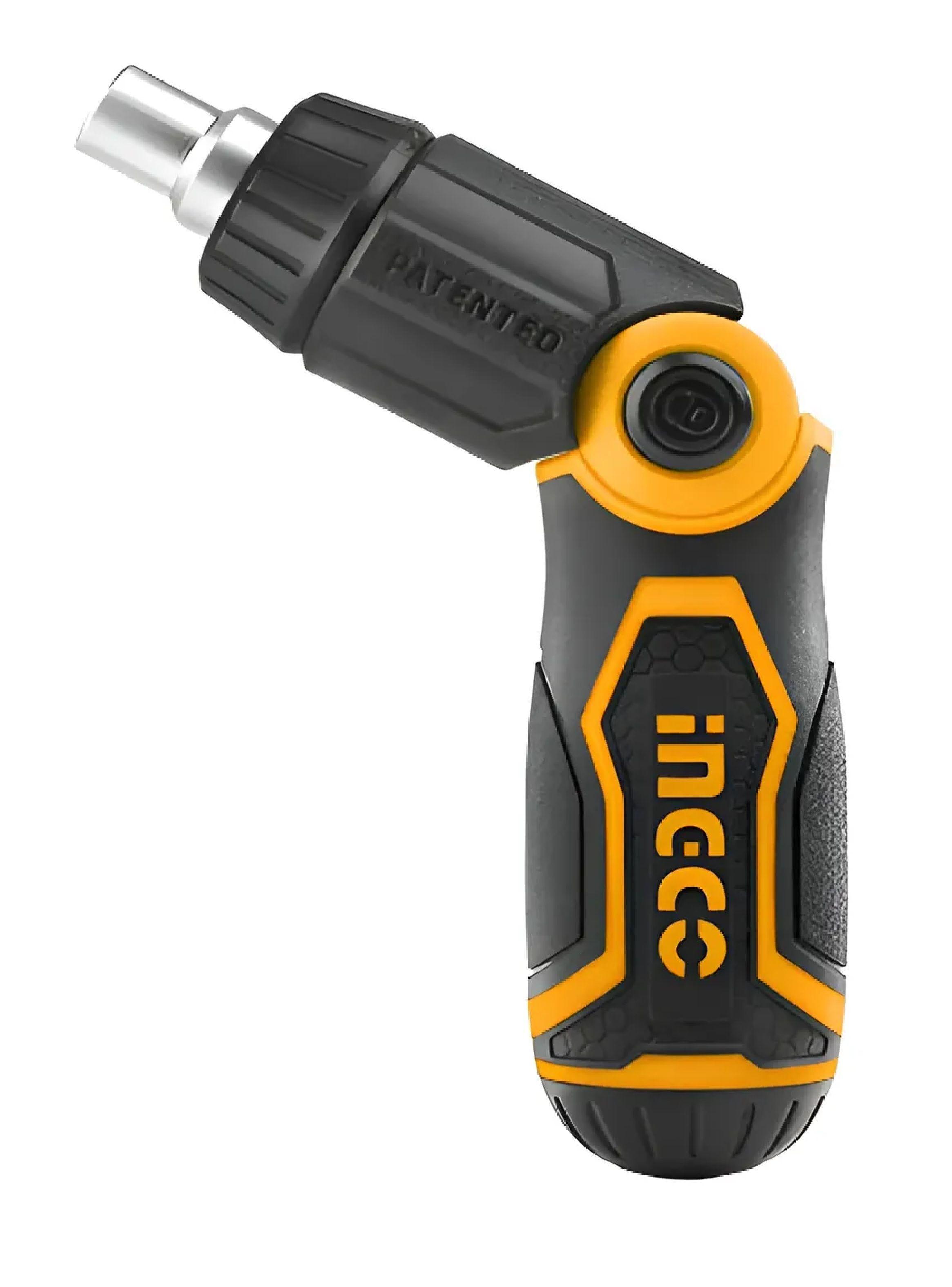 Juego De Destornillador De Ratchet Ingco 13 En 1 Versatilida-0