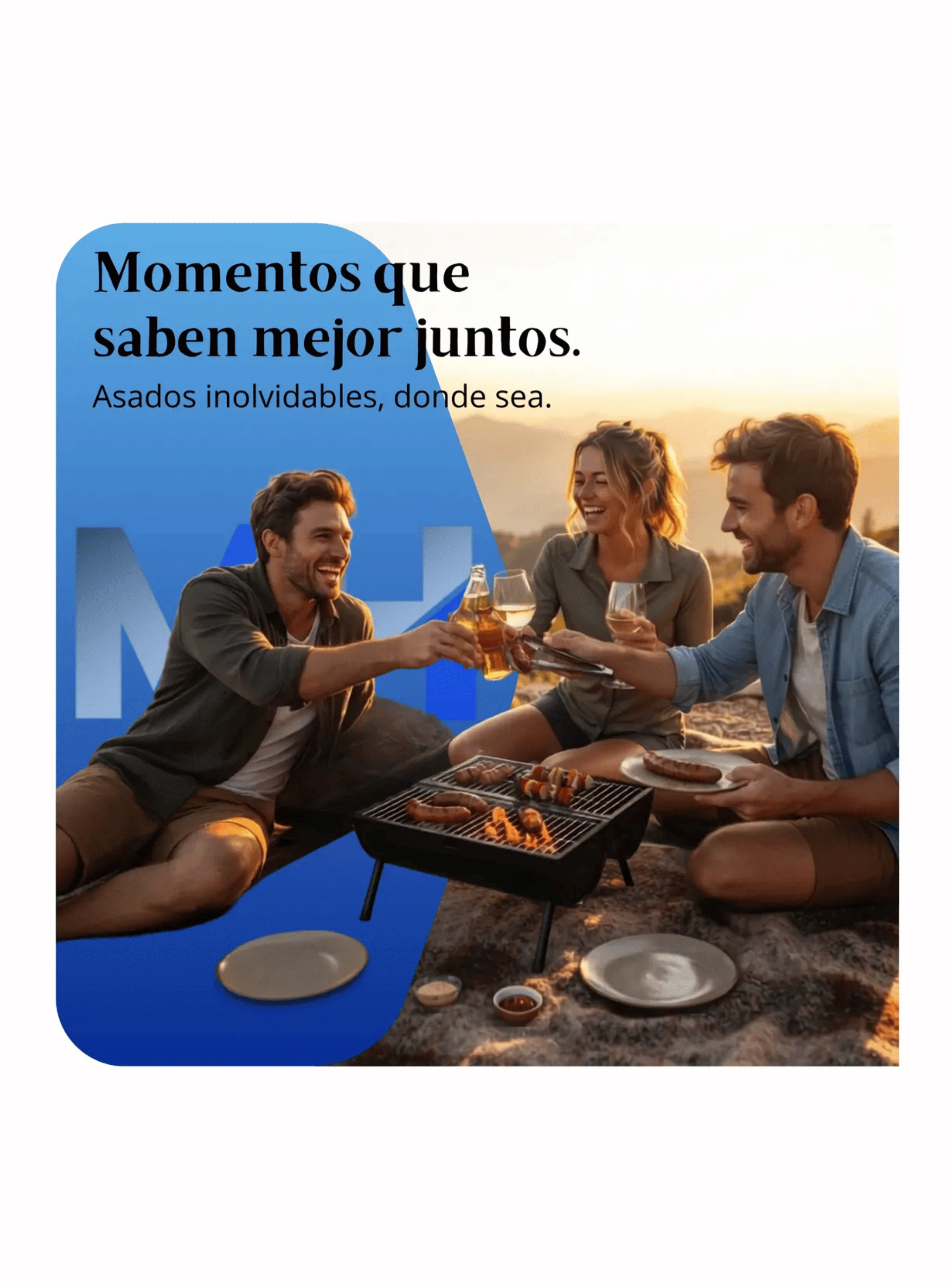 Parrilla Asador A Carbon Tipo Barril Portatil Camping-4