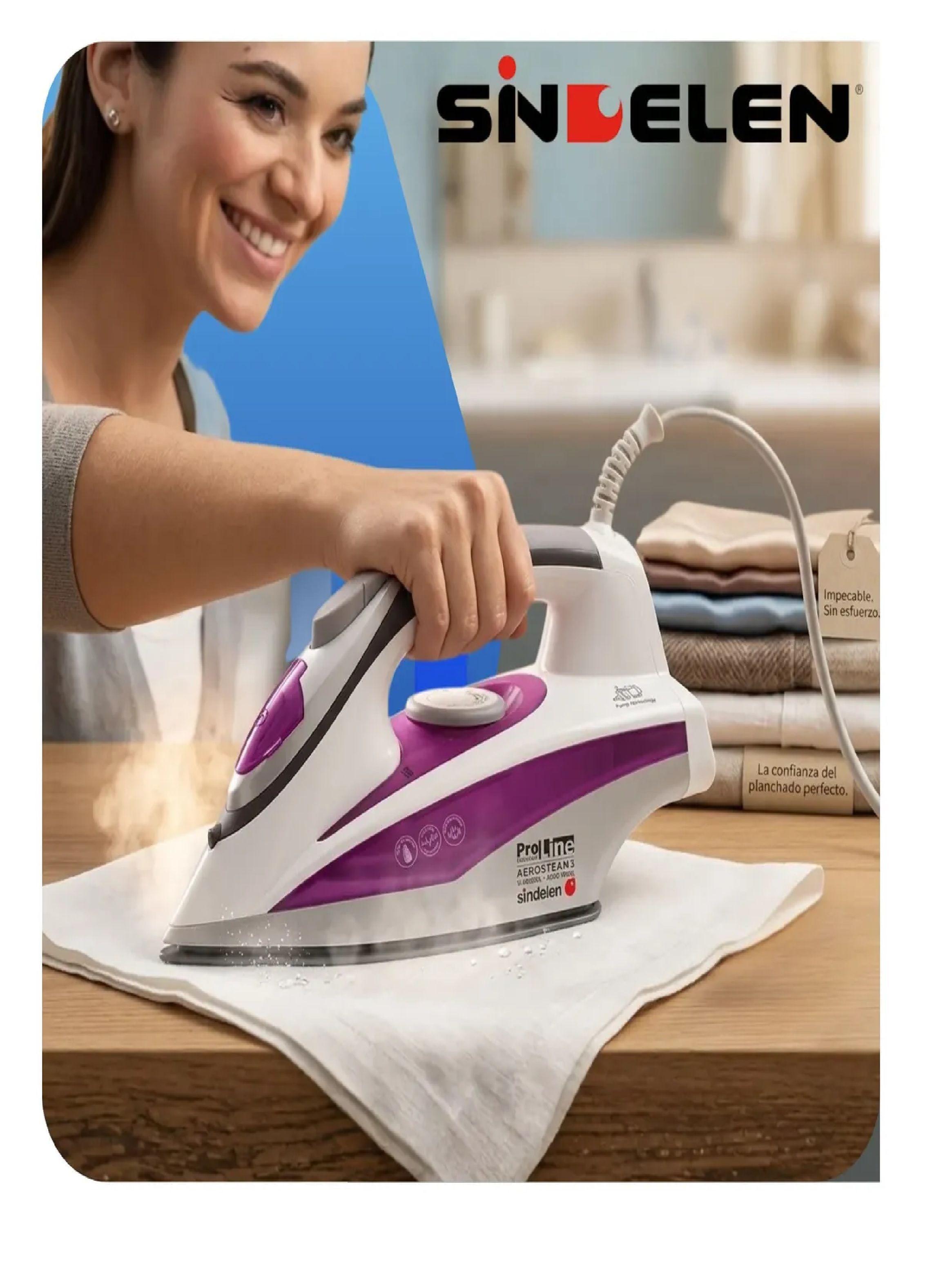 Plancha A Vapor Sindelen V-2400bl 2000w Planchado Vertical-2