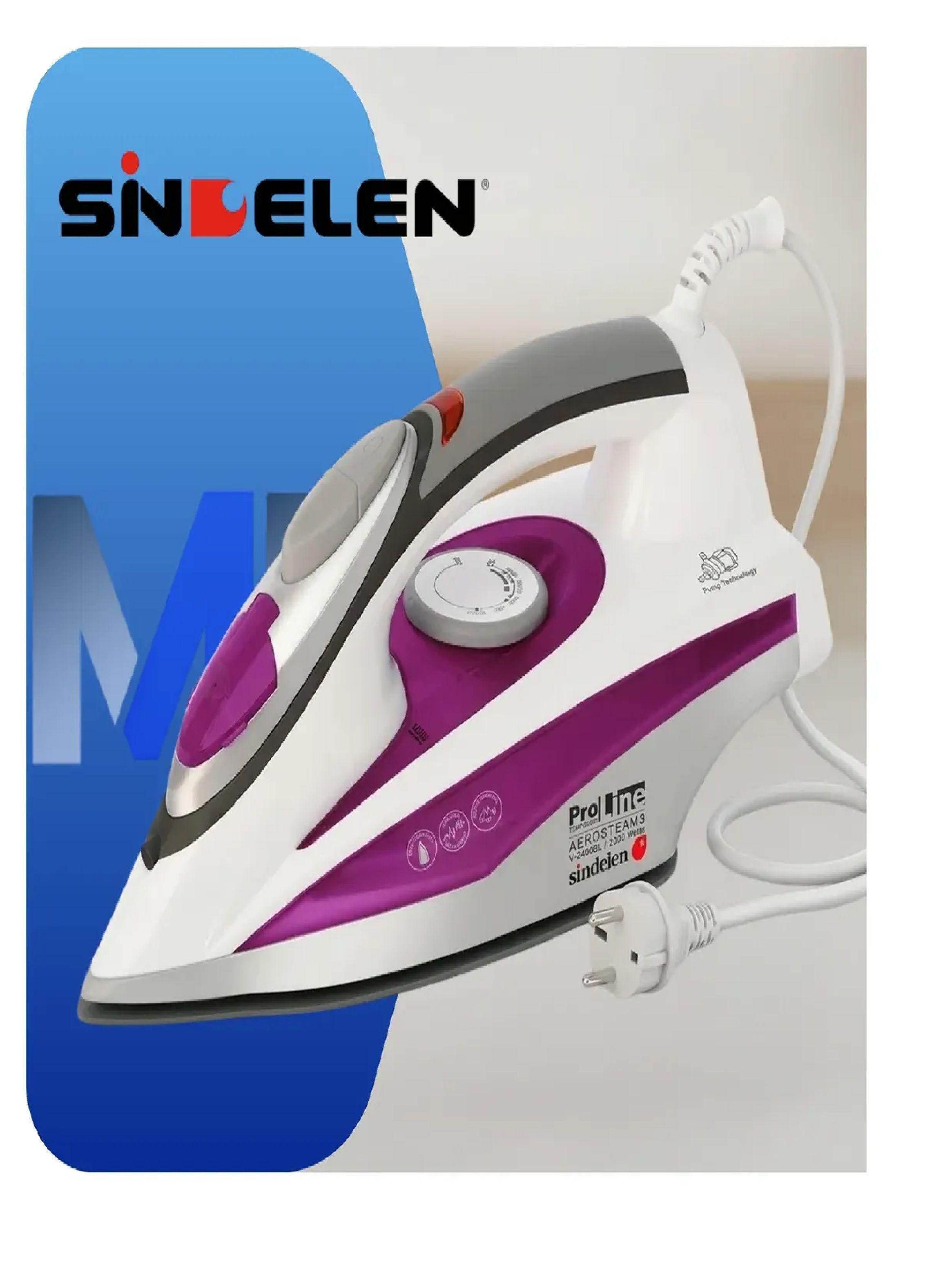 Plancha A Vapor Sindelen V-2400bl 2000w Planchado Vertical-3