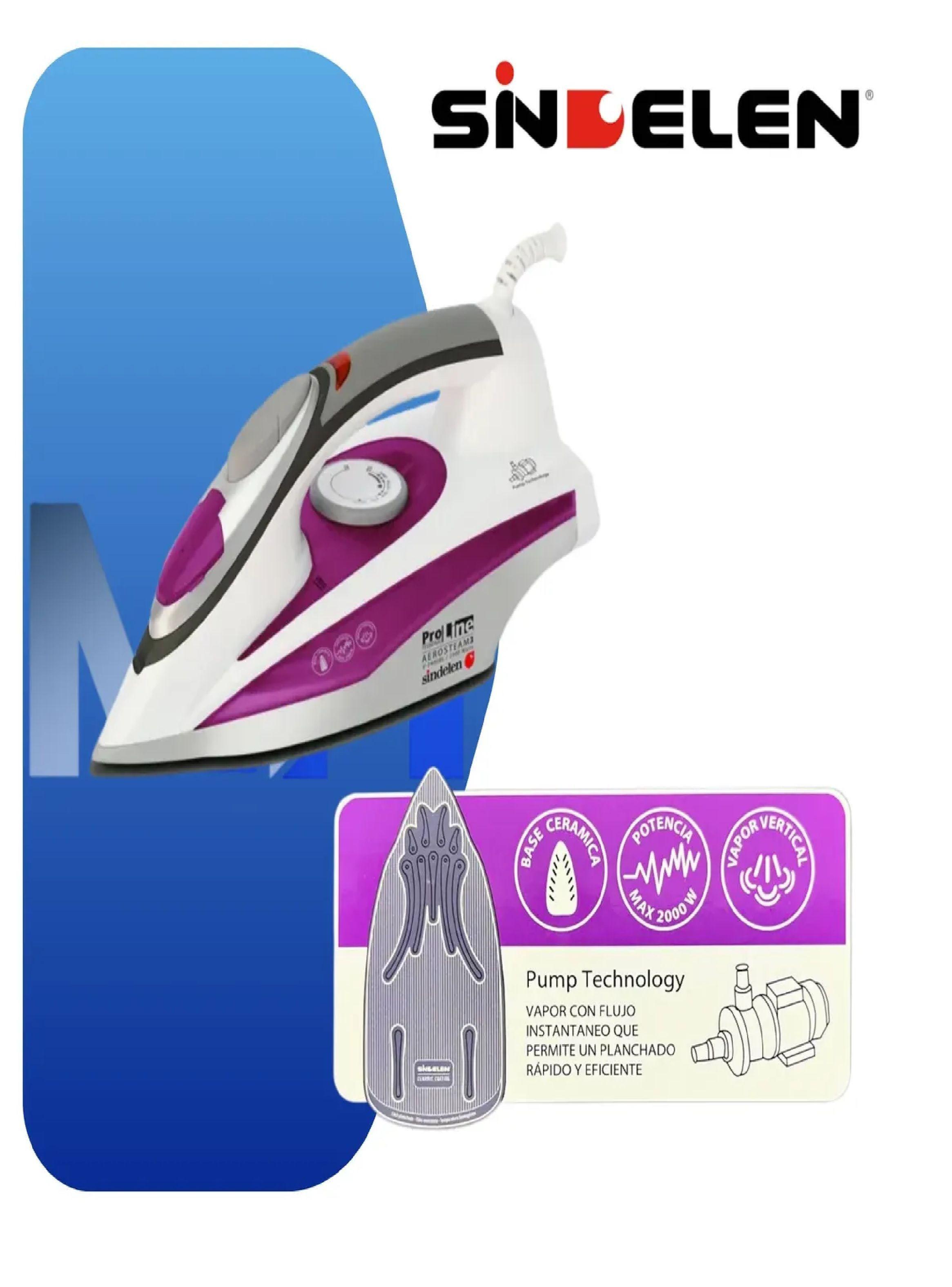 Plancha A Vapor Sindelen V-2400bl 2000w Planchado Vertical-4