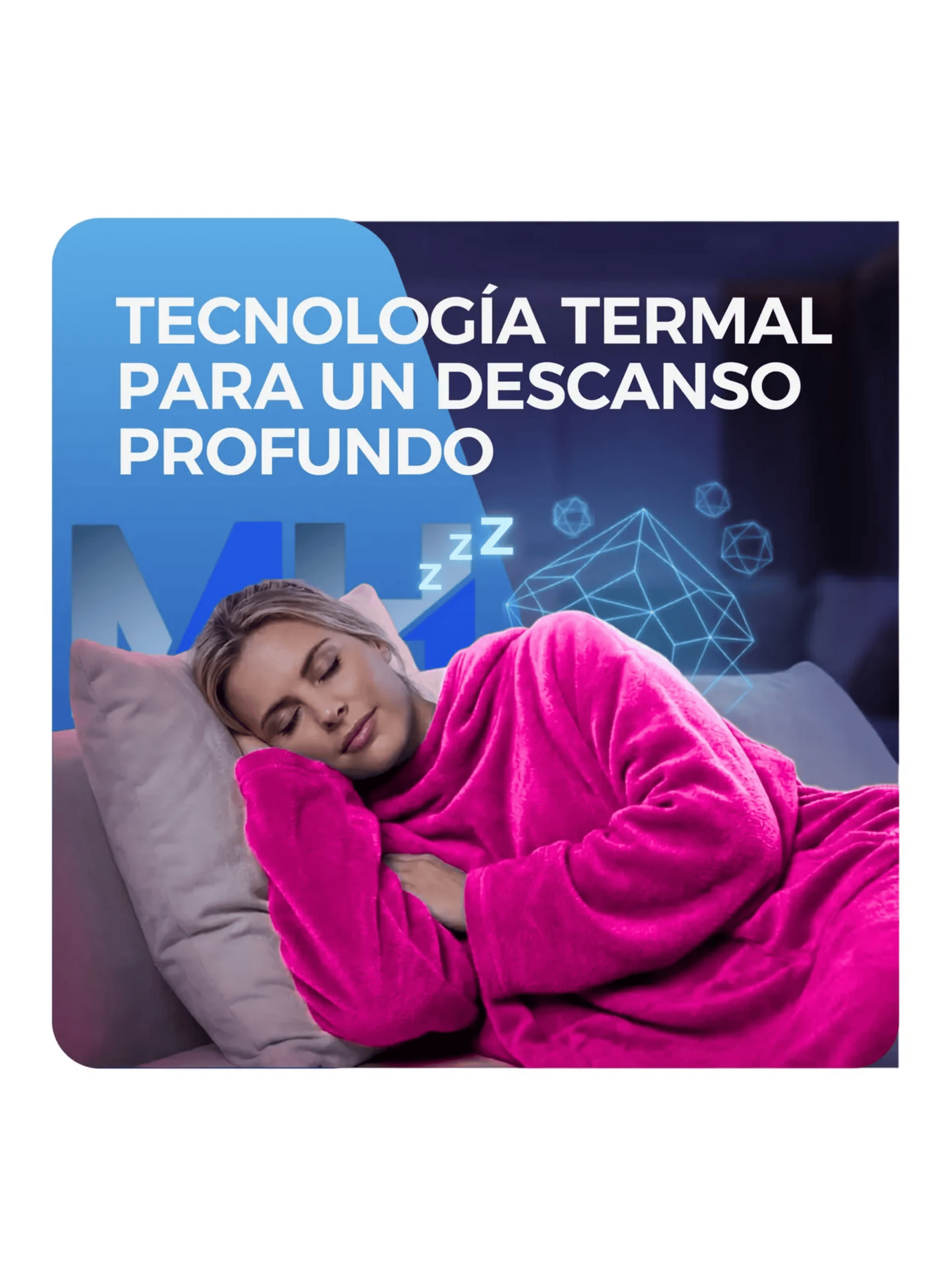 Manta Polar Con Mangas Frazada Vestible Invierno 180x130cm-7