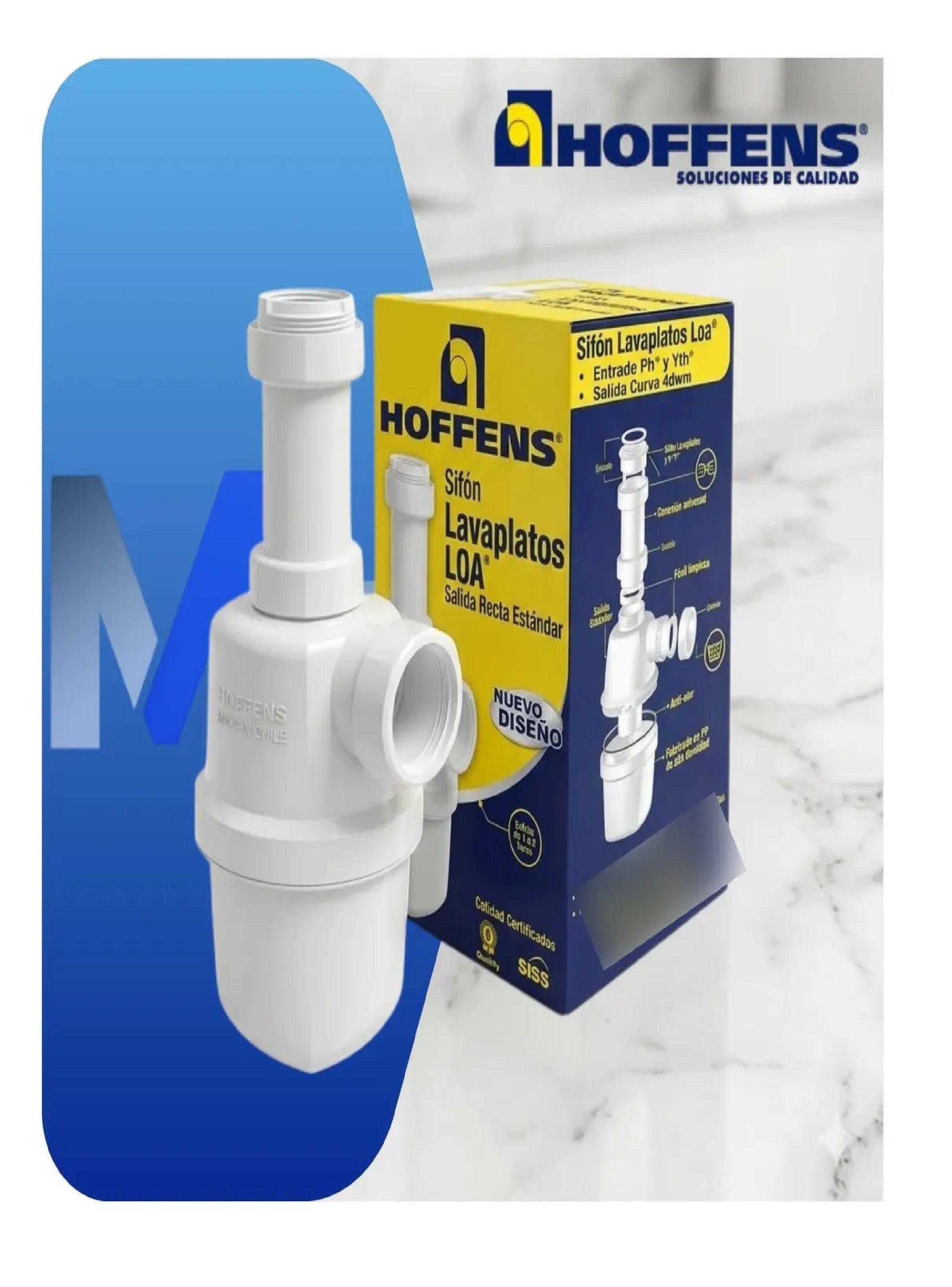Sifon Lavaplatos Loa Salida Recta 1 1/2 Y 1 1/4 Certificado-4
