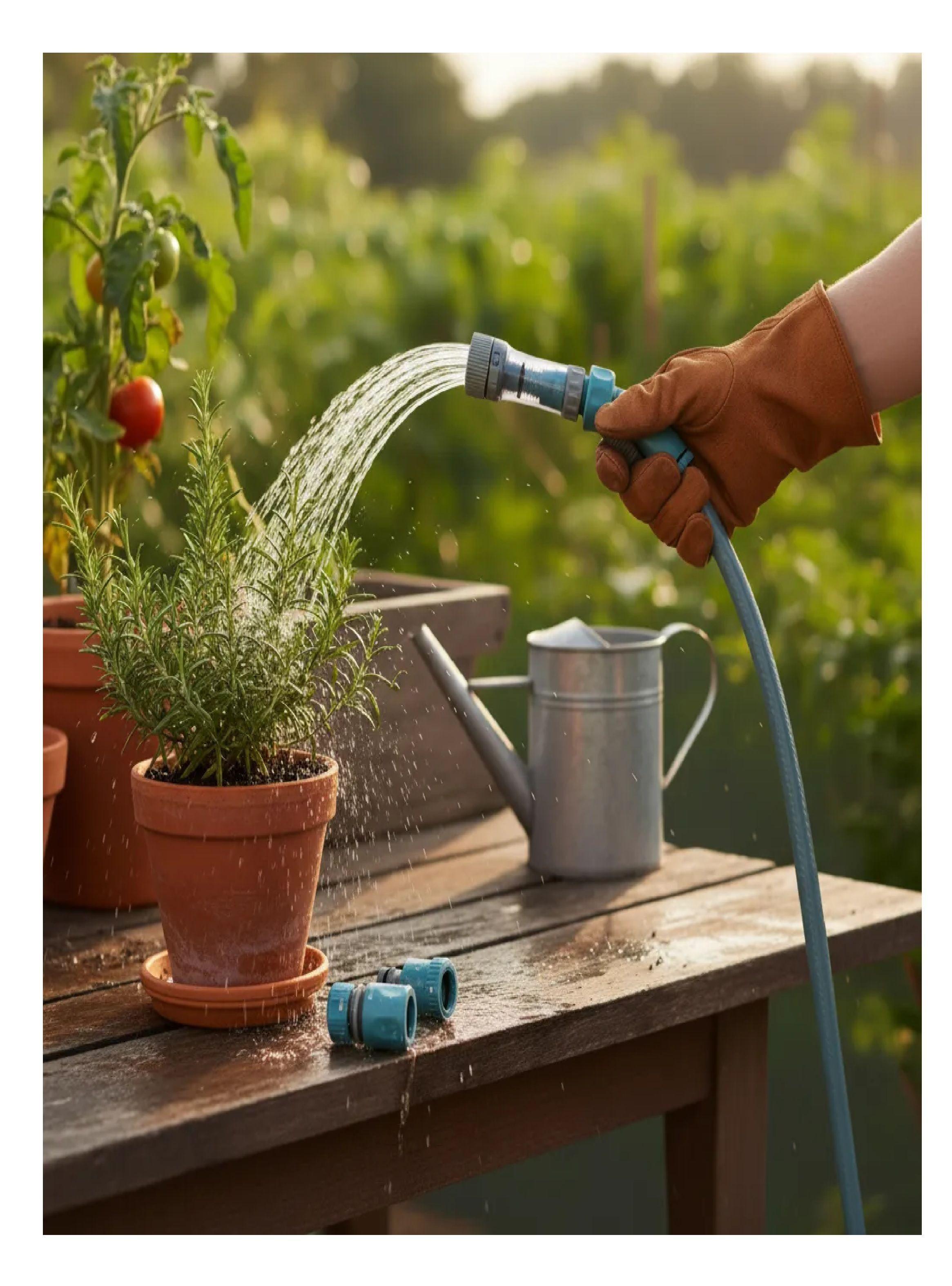 Manguera Trenzada 1/2 X 15m + Kit De Riego Roots-4