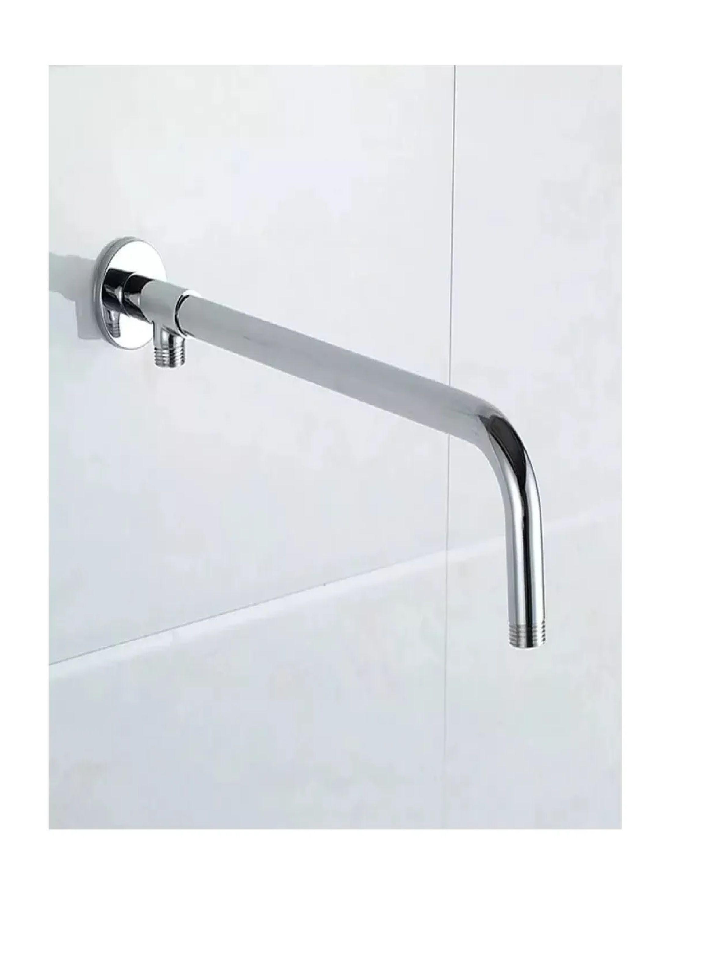 Plato Ducha Redondo + Brazo Para Flexible + Flexible 1.6 Mt-7