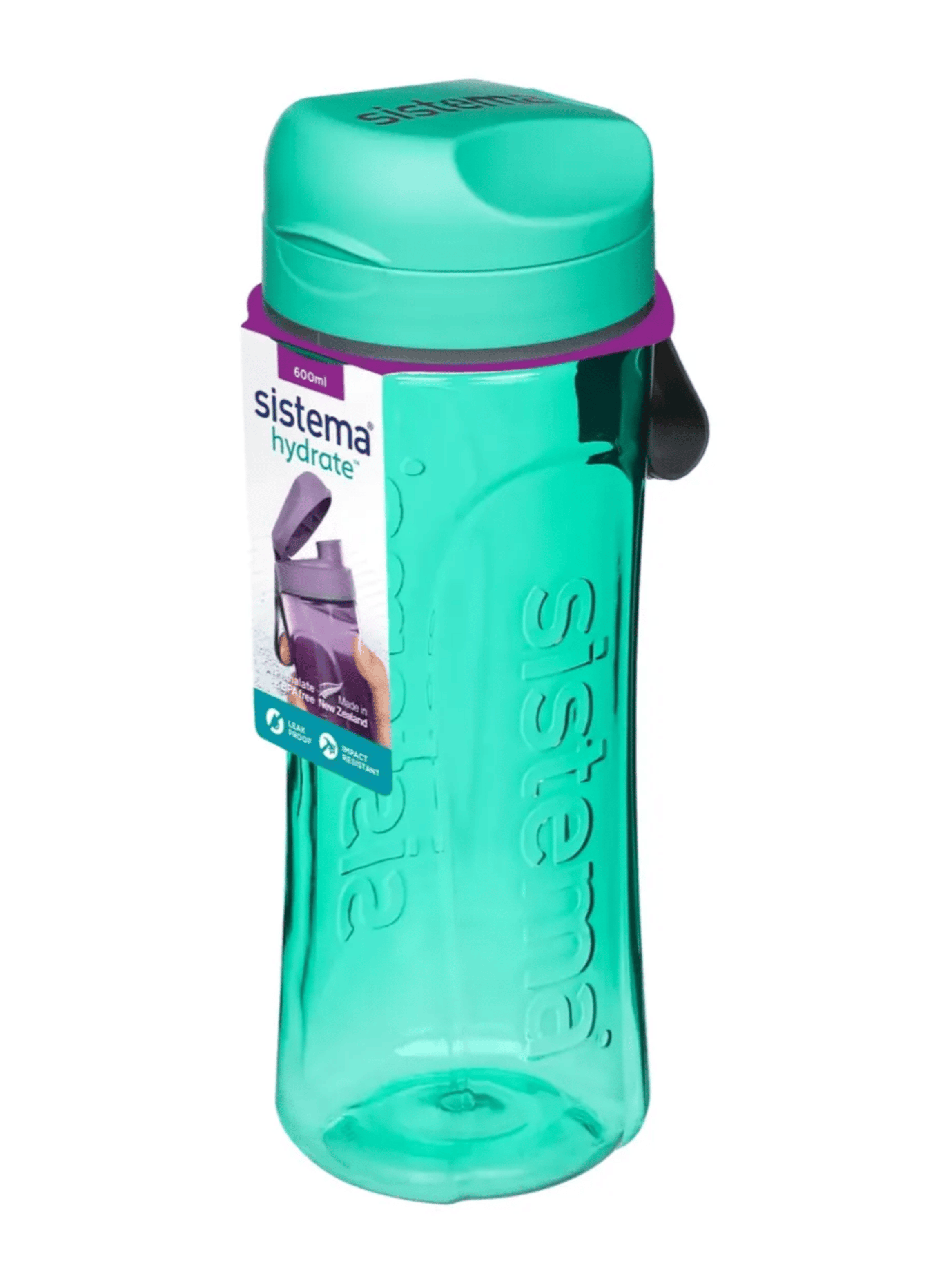 Botella De Agua Sistema Swift 600ml Reutilizable Libre Bpa Verde-0