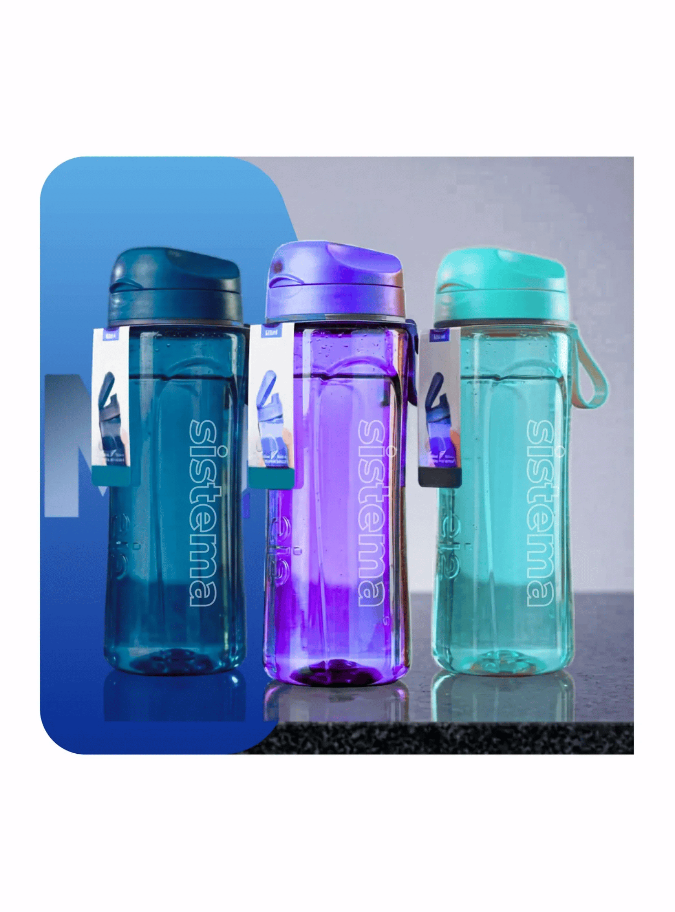 Botella De Agua Sistema Swift 600ml Reutilizable Libre Bpa Verde-6